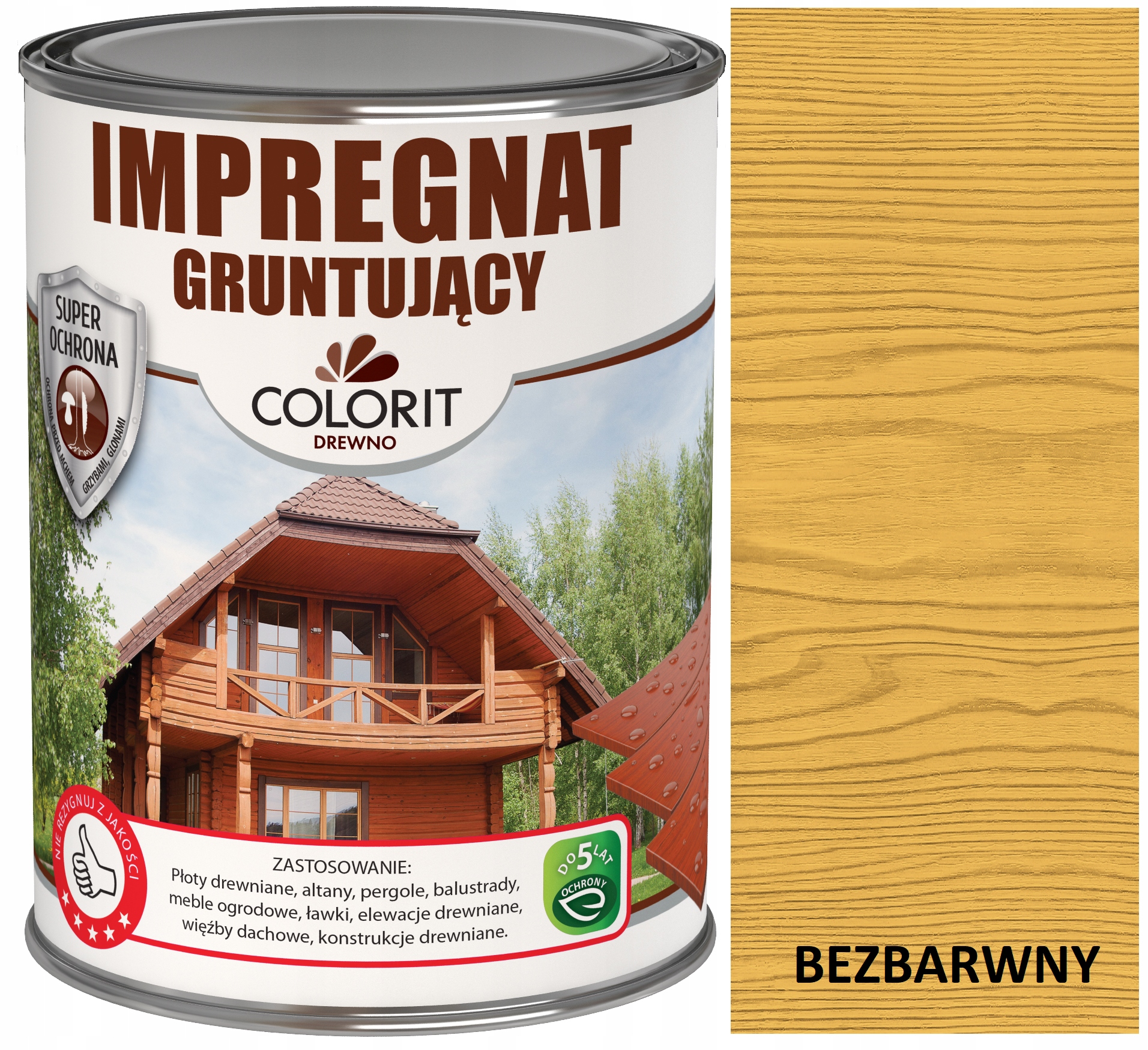 Colorit Impregnácia dreva Bezfarebná 4,5l
