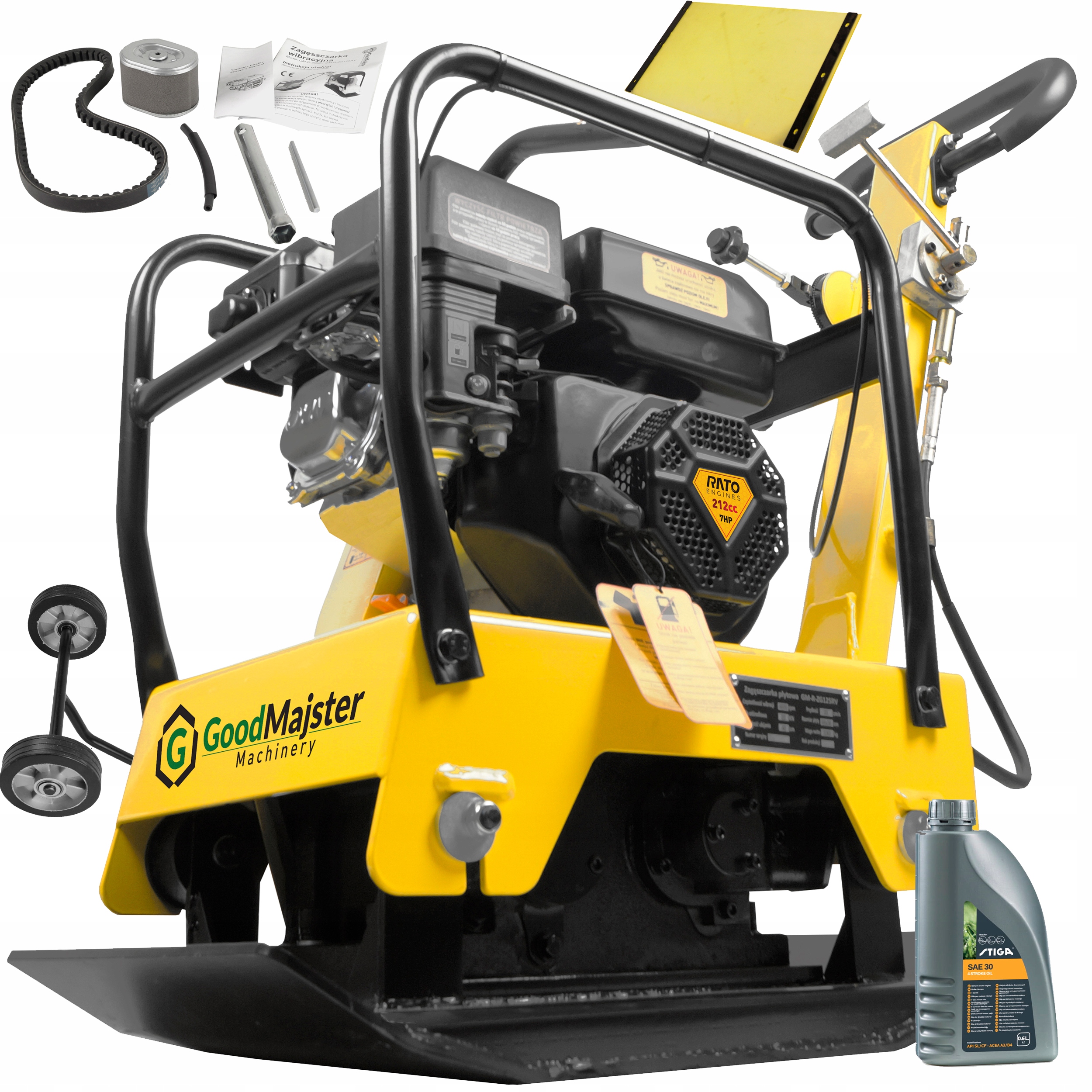 GoodMajster 7 HP doskový zhutňovač / podbíjačka 450 m²/h
