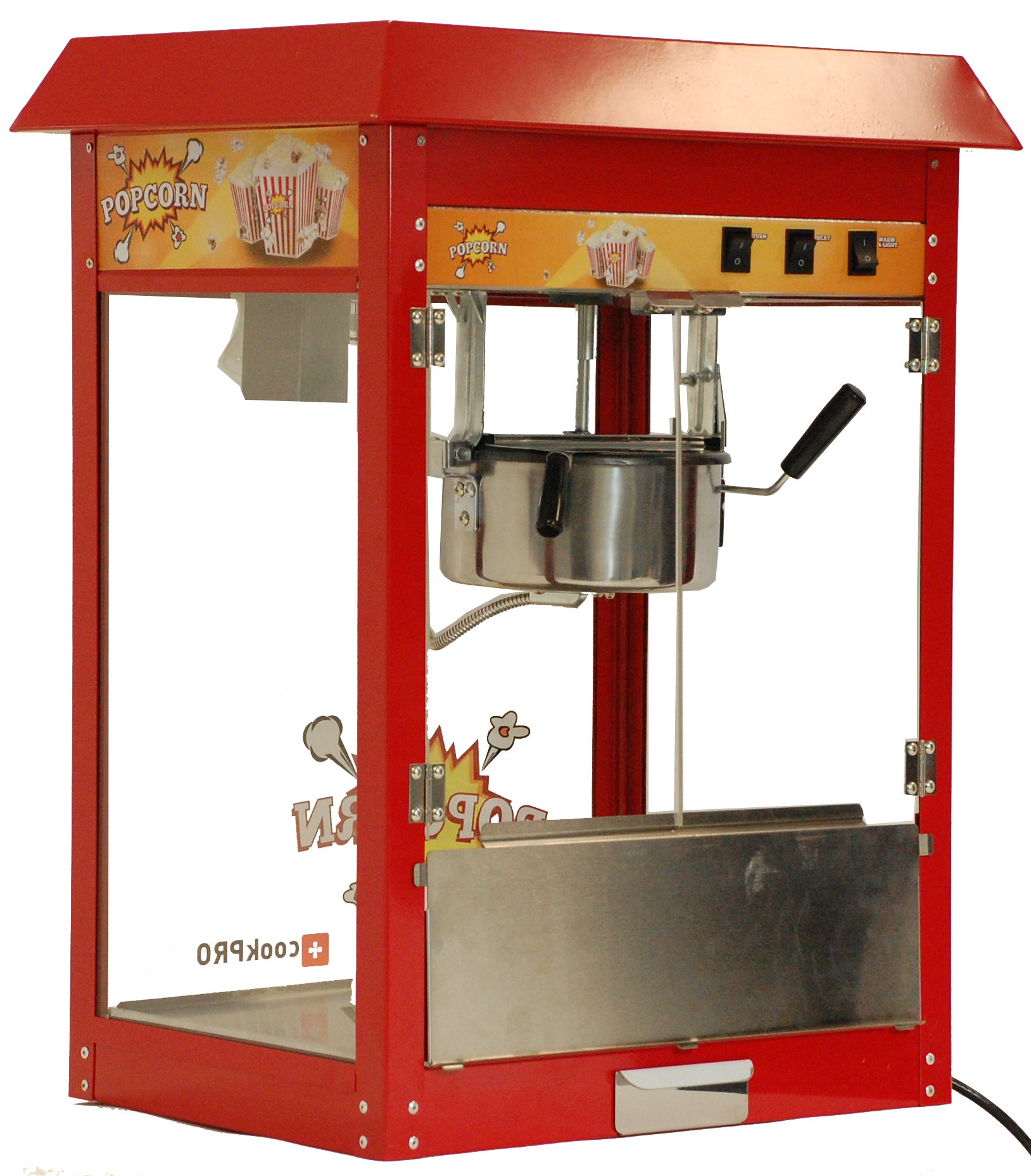 COOKPRO POPCORN STROJ 2-MINUTOVÝ CYKLUS