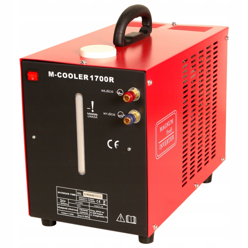 Chladiaca jednotka pre zváracie stroje MIG TIG 1700 W 230 V IDEÁLNE