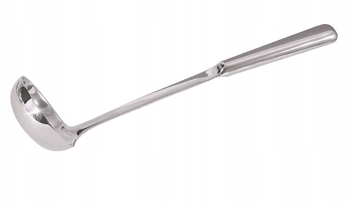 Nerezová polievková naberačka, dĺžka 31 cm, priemer 9 cm