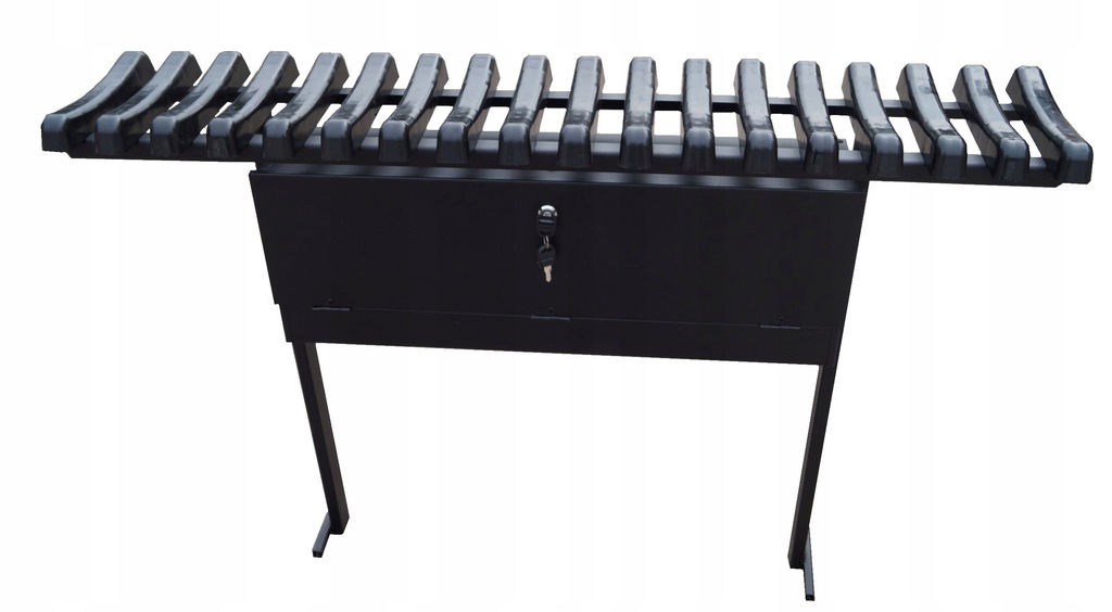 Cintorínová lavica s boxom Lavice-As 120x25x80 cm