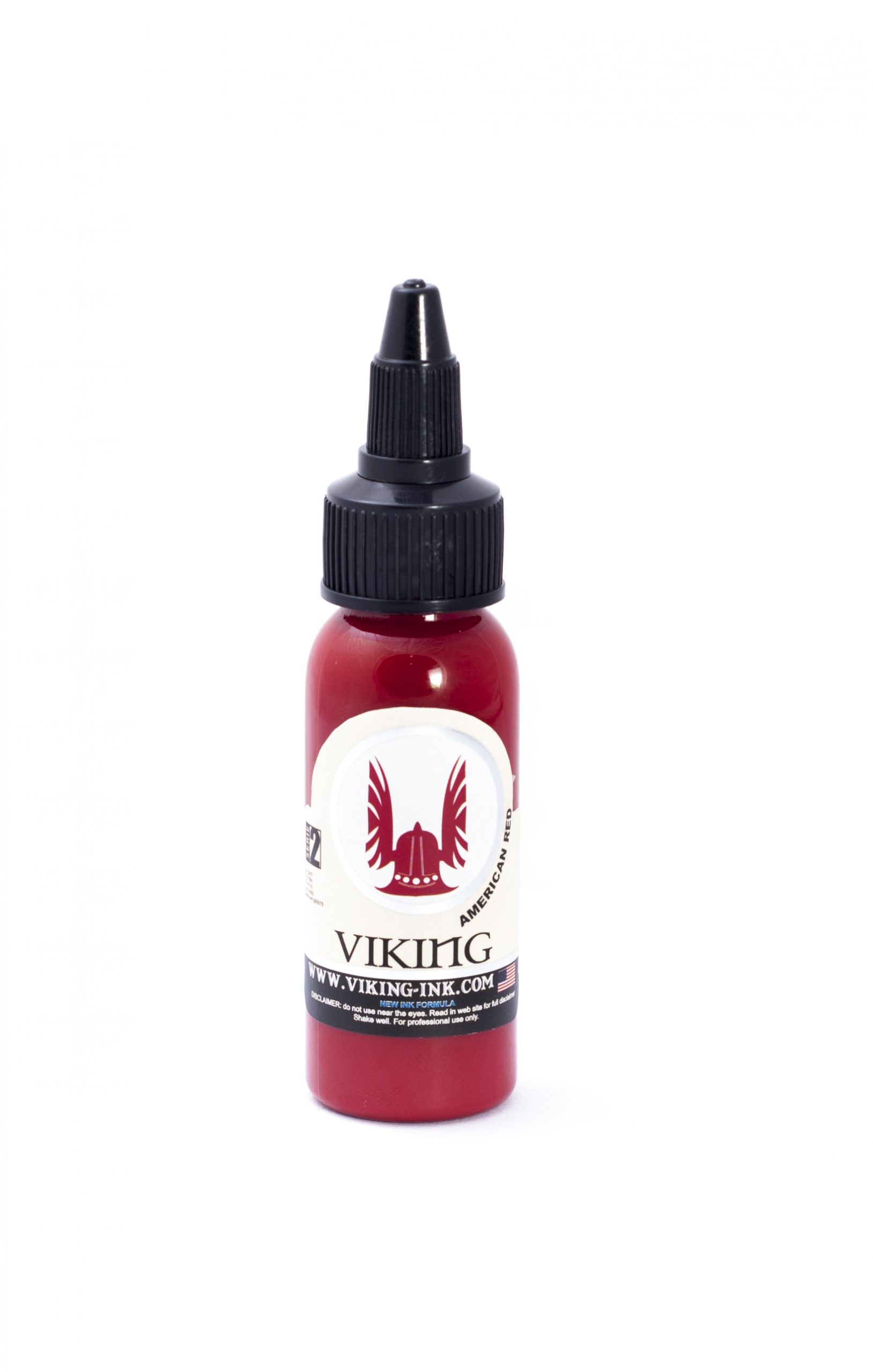 Červený tetovací atrament VIKING, AMERICAN RED 15ML