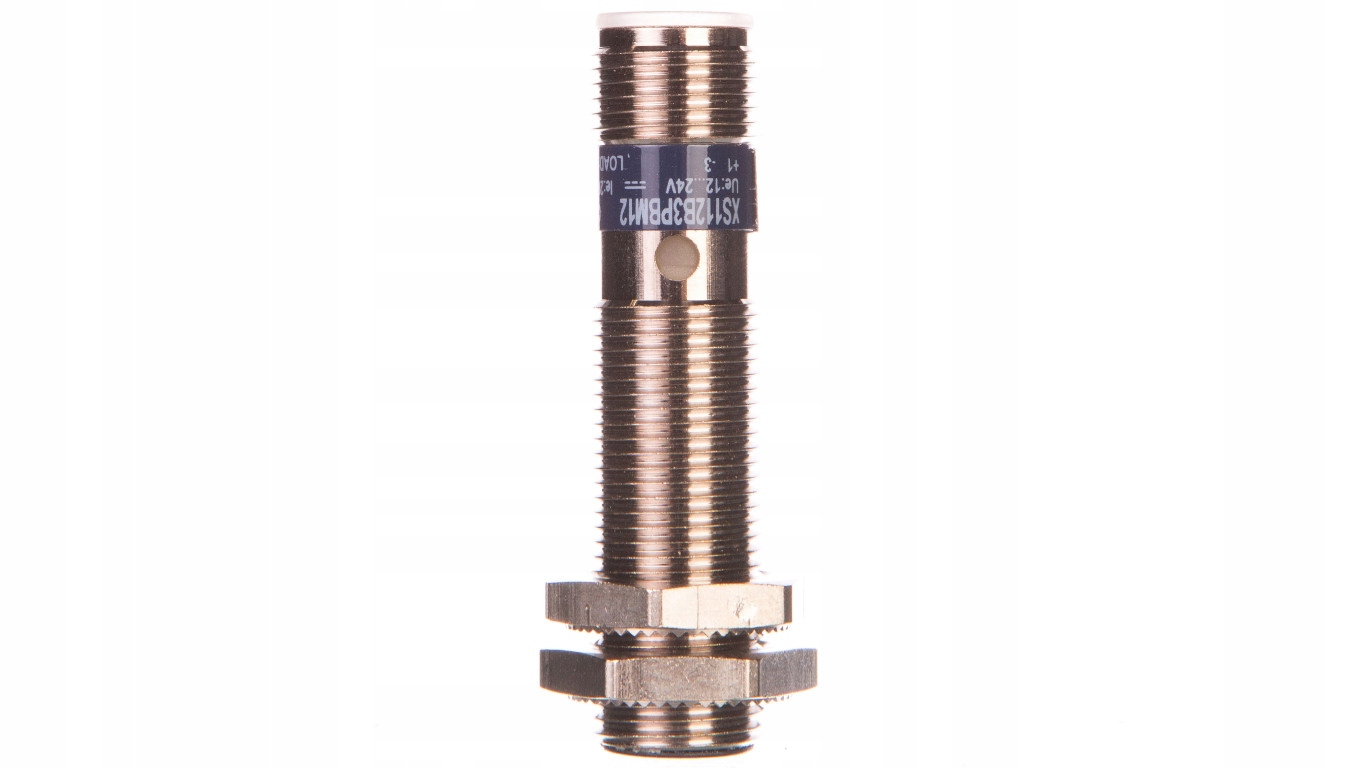 Indukčný snímač M12 2mm krytý 12-24V DC PNP 1