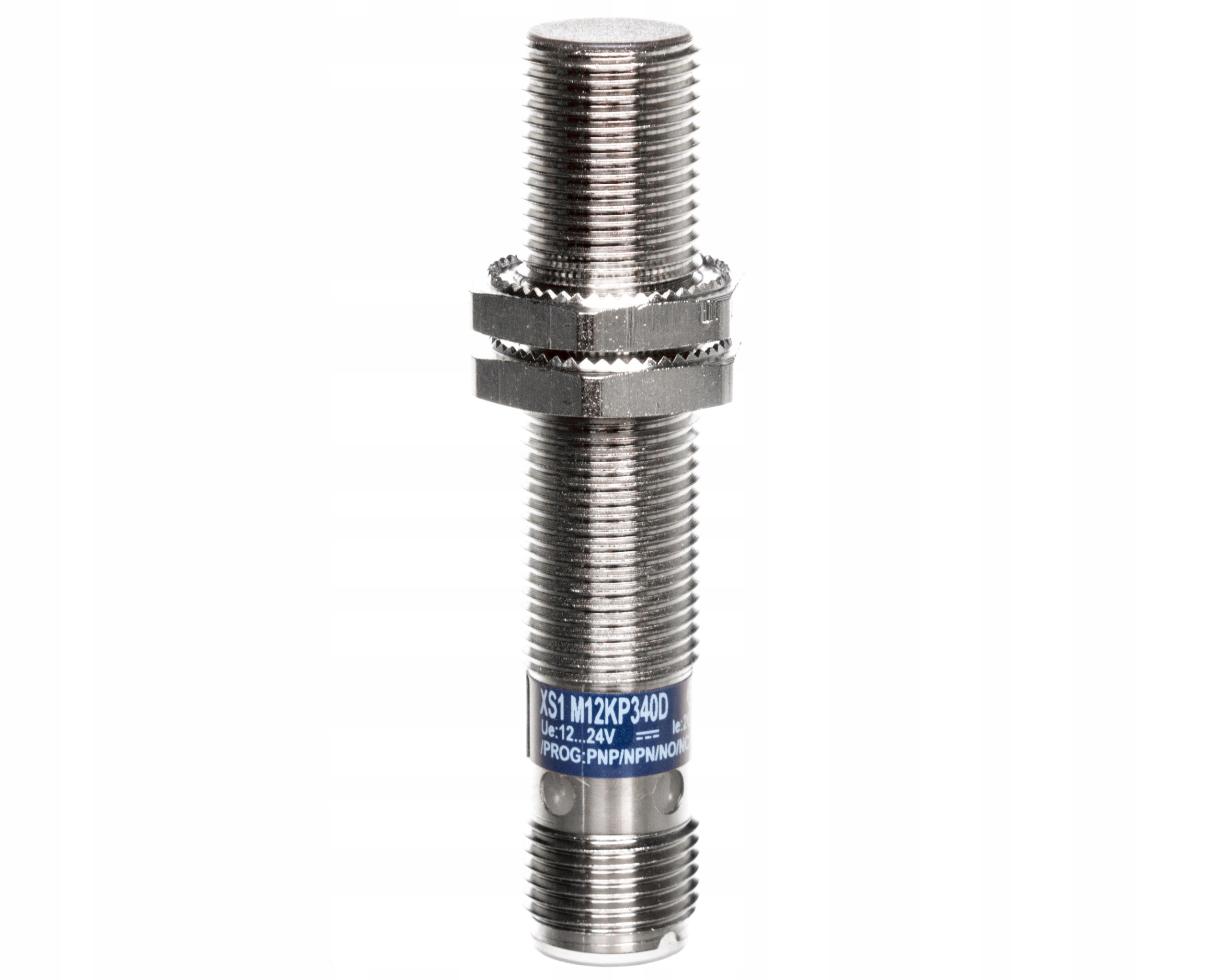 Indukčný snímač M12 2mm krytý 12-24V DC PNP / N