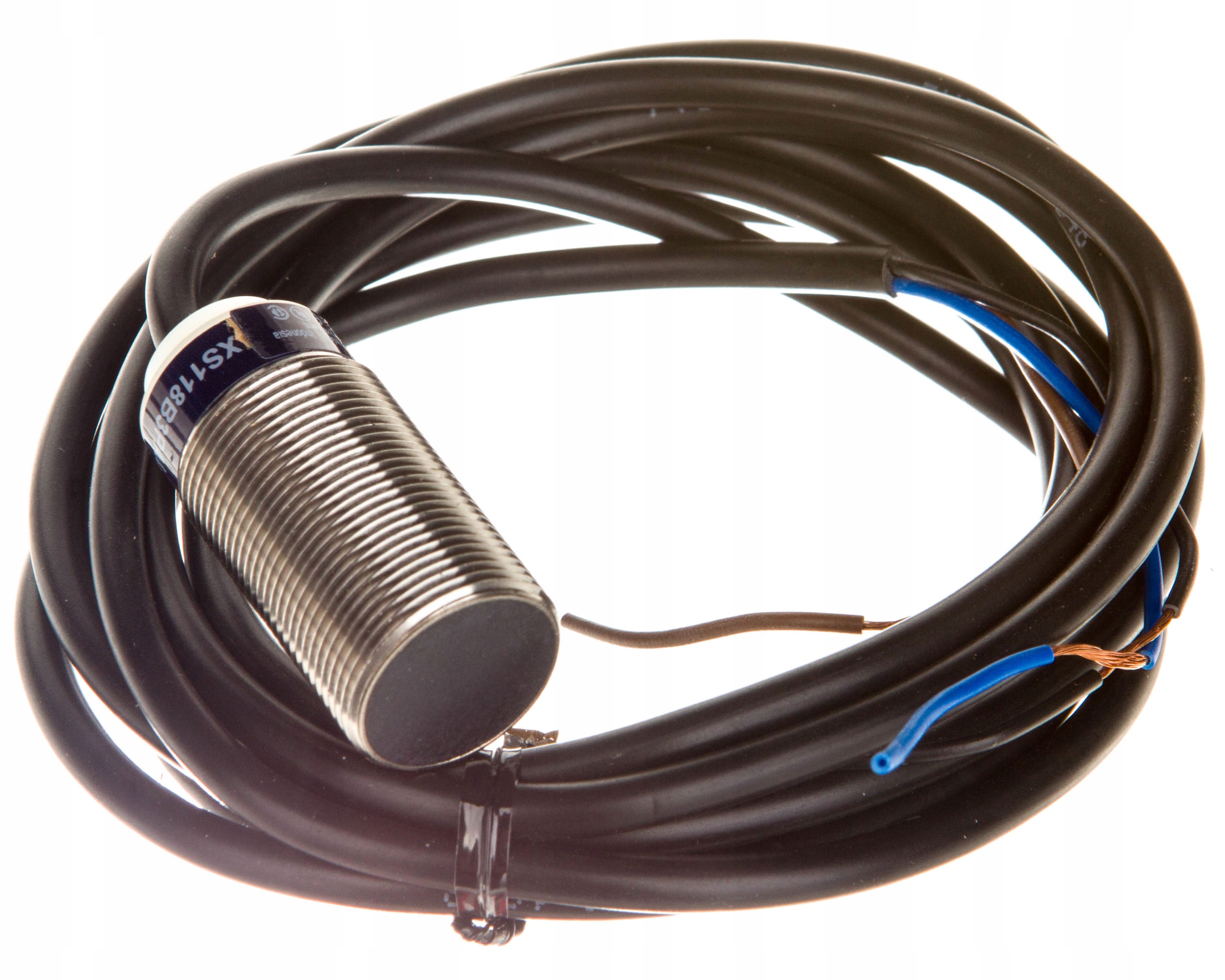 Indukčný snímač M18 8mm 12-24V DC 1Z PNP 3-vodič