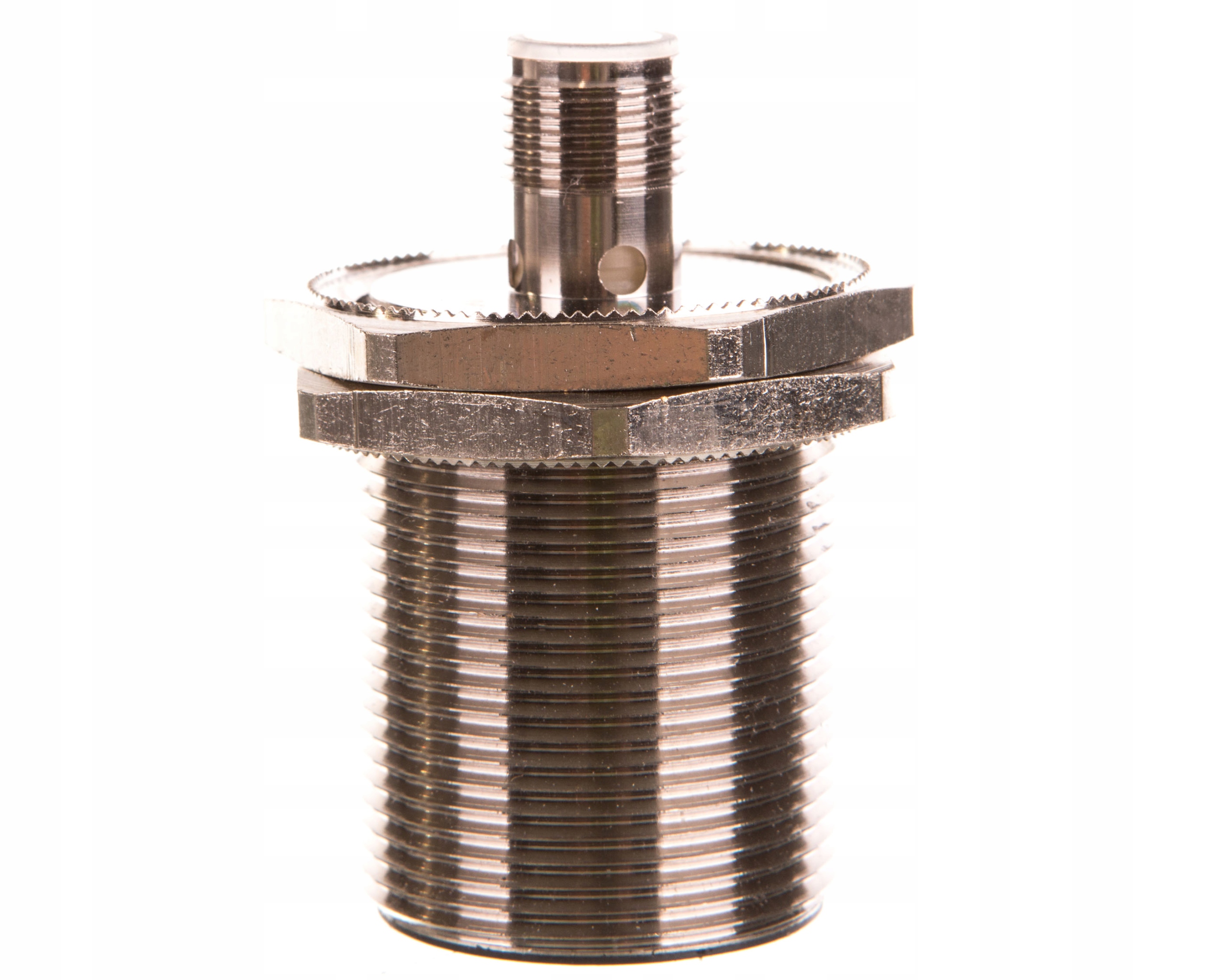 Indukčný snímač M30 20mm 12-24V DC PNP 1 NO 3-cestný