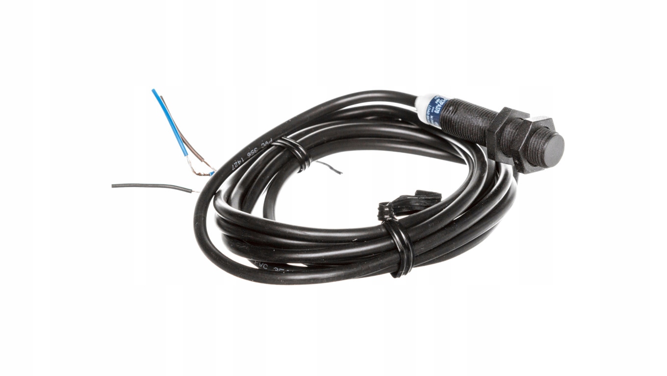 Indukčný snímač Sn = 4mm M12 1Z PNP 12-48V AC / DC