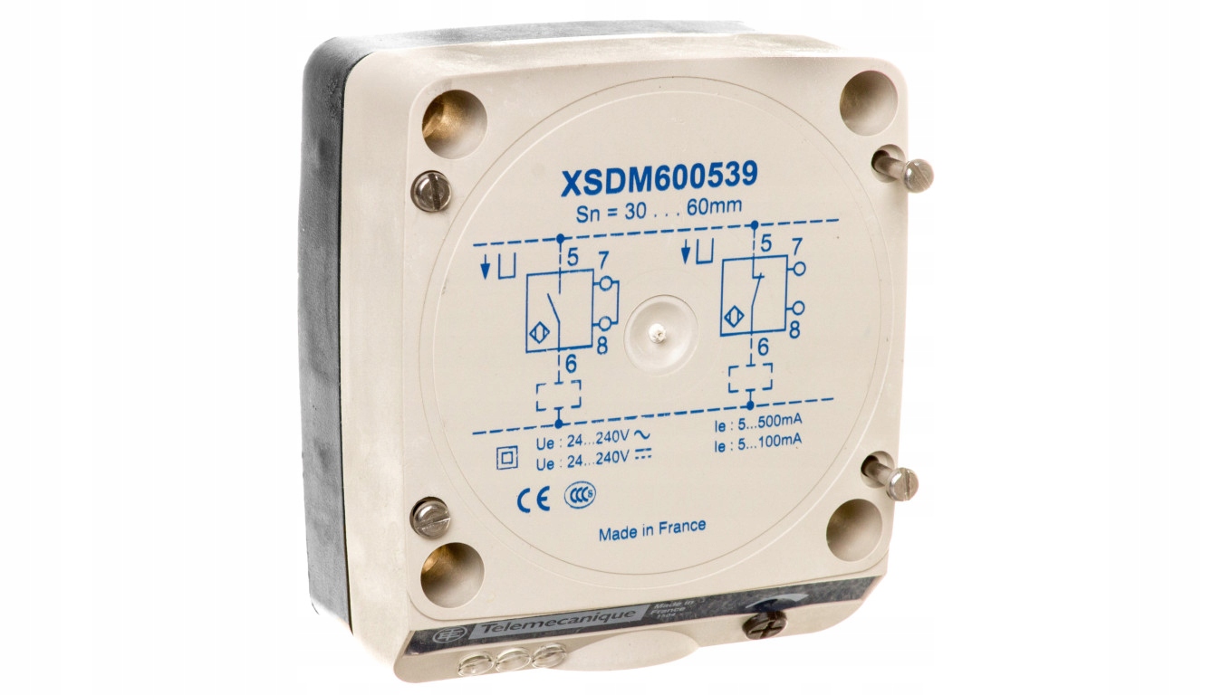 Indukčný snímač Sn = 60mm 1Z / 1R 24-240V AC / DC Pg1