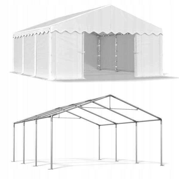 DAS COMPANY 5x6m Stabilný skladovací stan leto