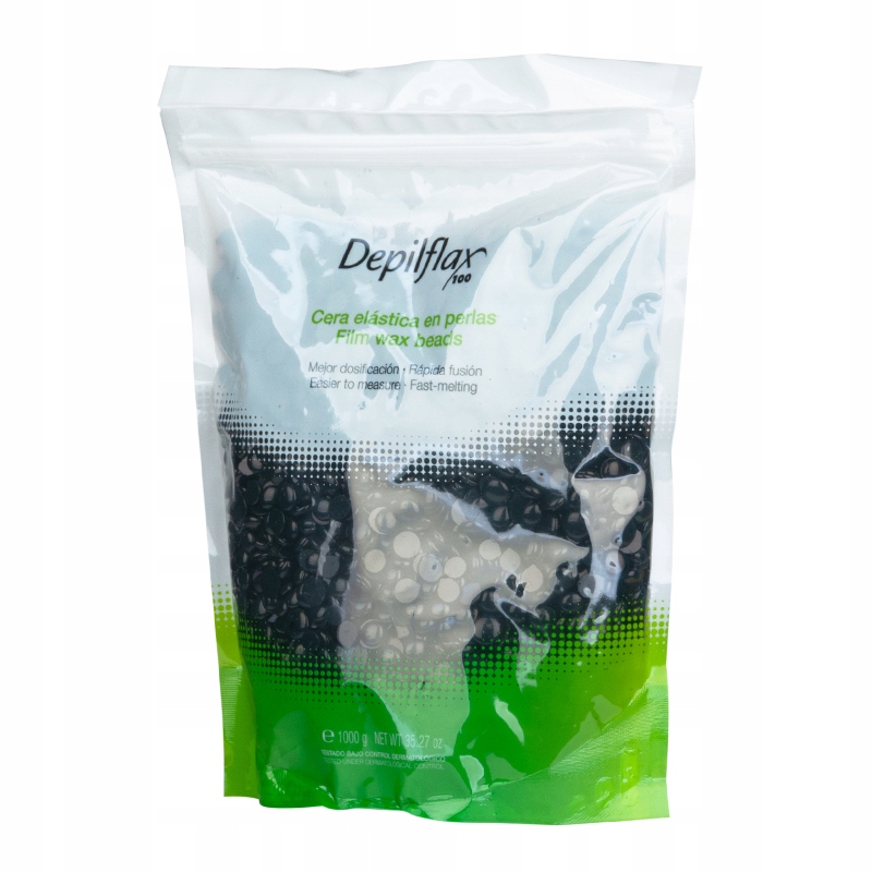 DEPILFLAX 100 WAX FILM WAX BLACK PEARL 1000G