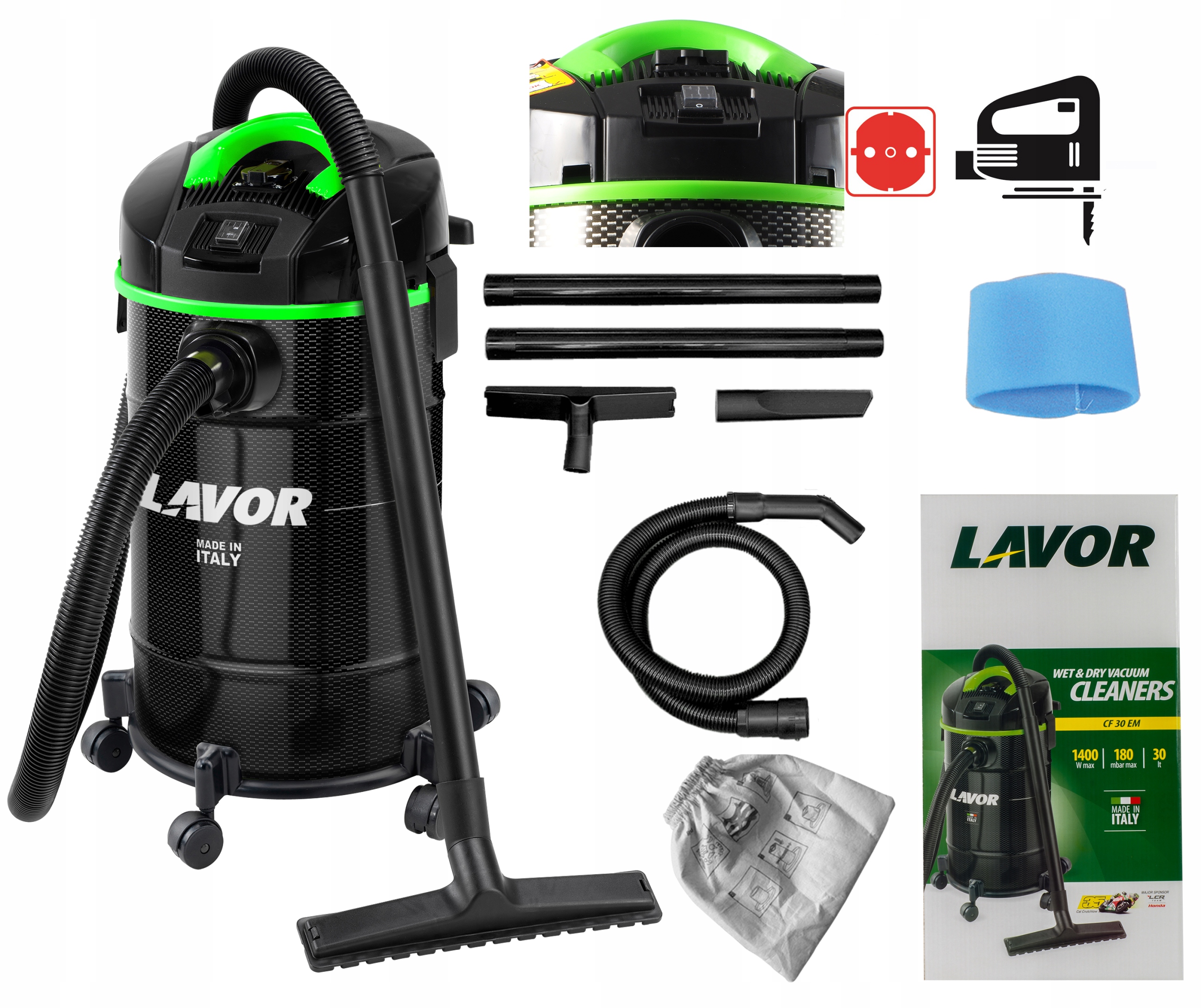Priemyselný vysávač Lavor CF 30 EM 1400 W