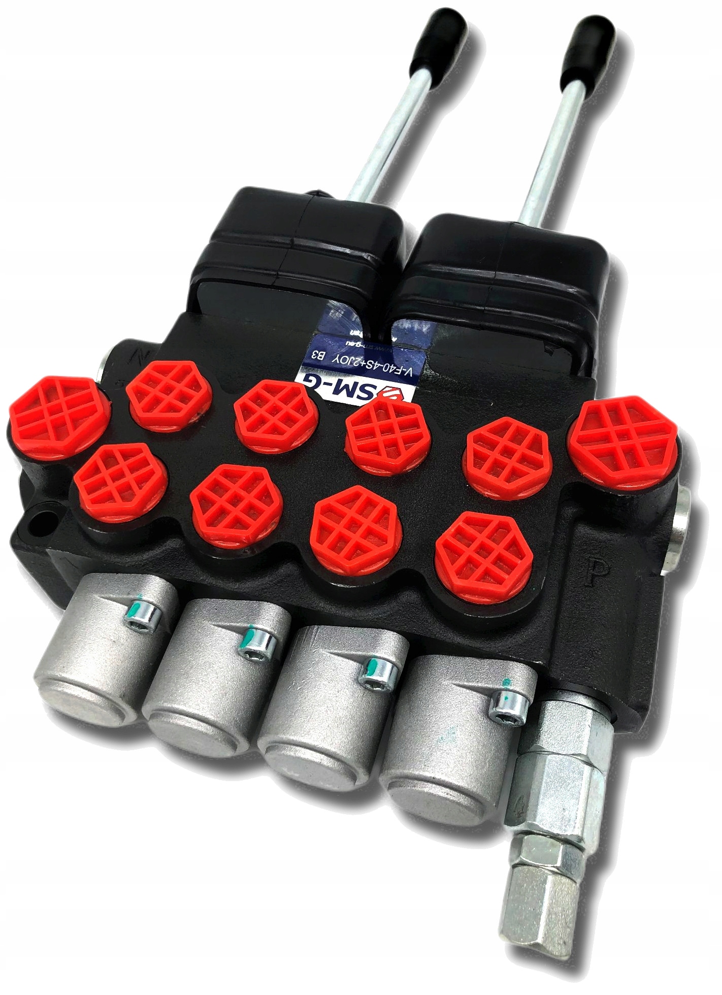 4-SEKČNÝ HYDRAULICKÝ ROZVOZ 40L 2x JOYSTICK