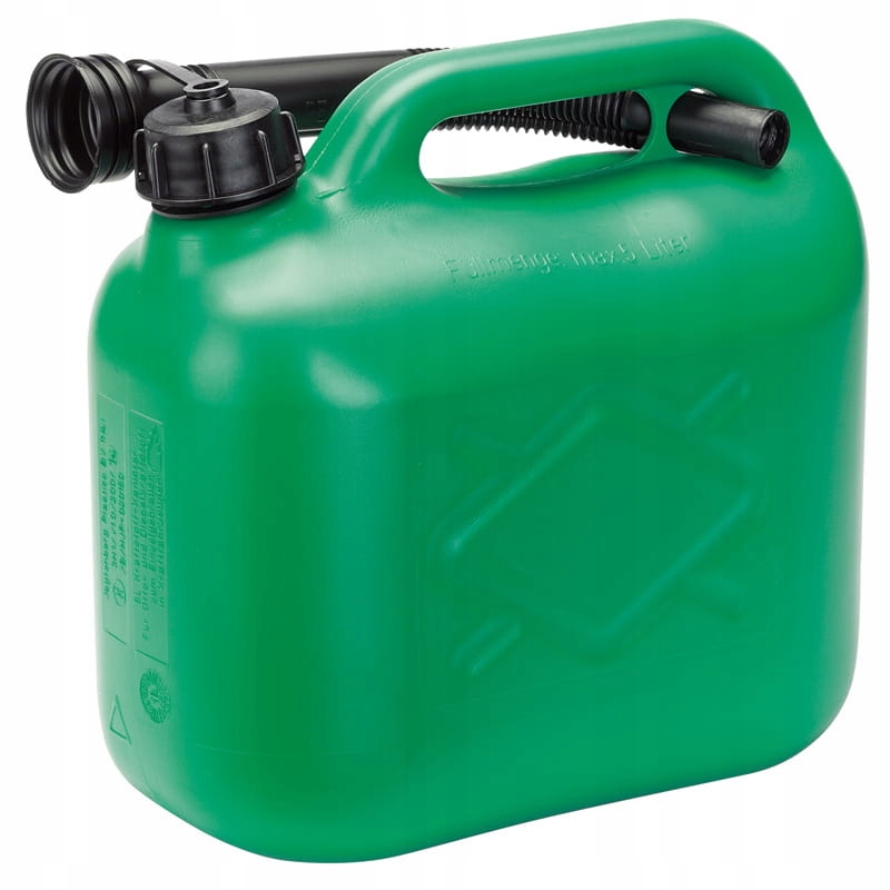 DRAPER Tools Zelený HDPE kanister 5L + FUNNEL