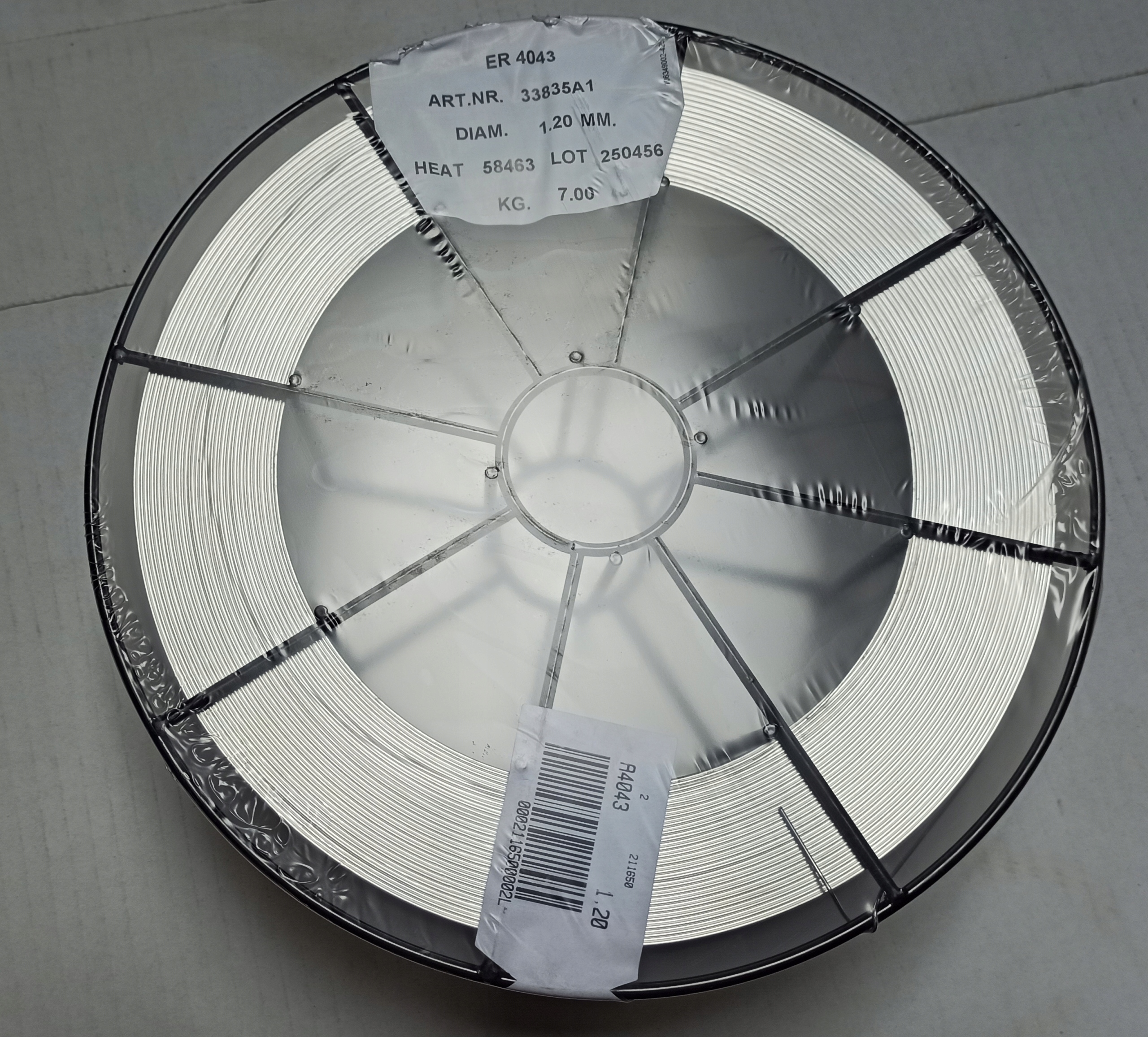 HLINÍKOVÝ DRÔT ER4043 1,2 mm 7 kg MIG / MAG
