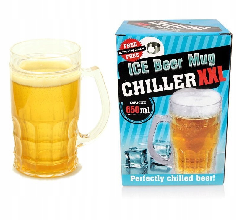VEĽKÝ ICE MUG CHILLER XXL 650 ml + OTVOR