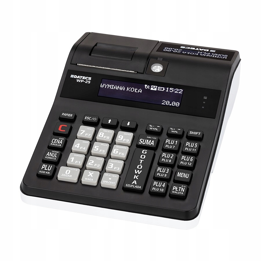 Online pokladňa Datecs WP-25 (CRK-LAN) čierna