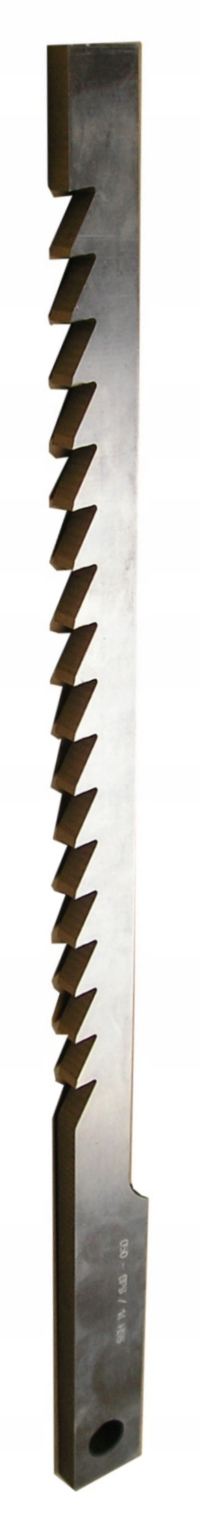 Dĺžka sekáča 480 mm, šírka 14 mm, pre drážkovací stroj