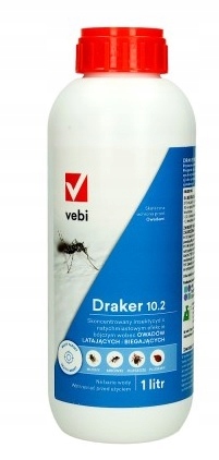 Draker 10,2 1l muchy, komáre, mravce, kliešte, ploštice
