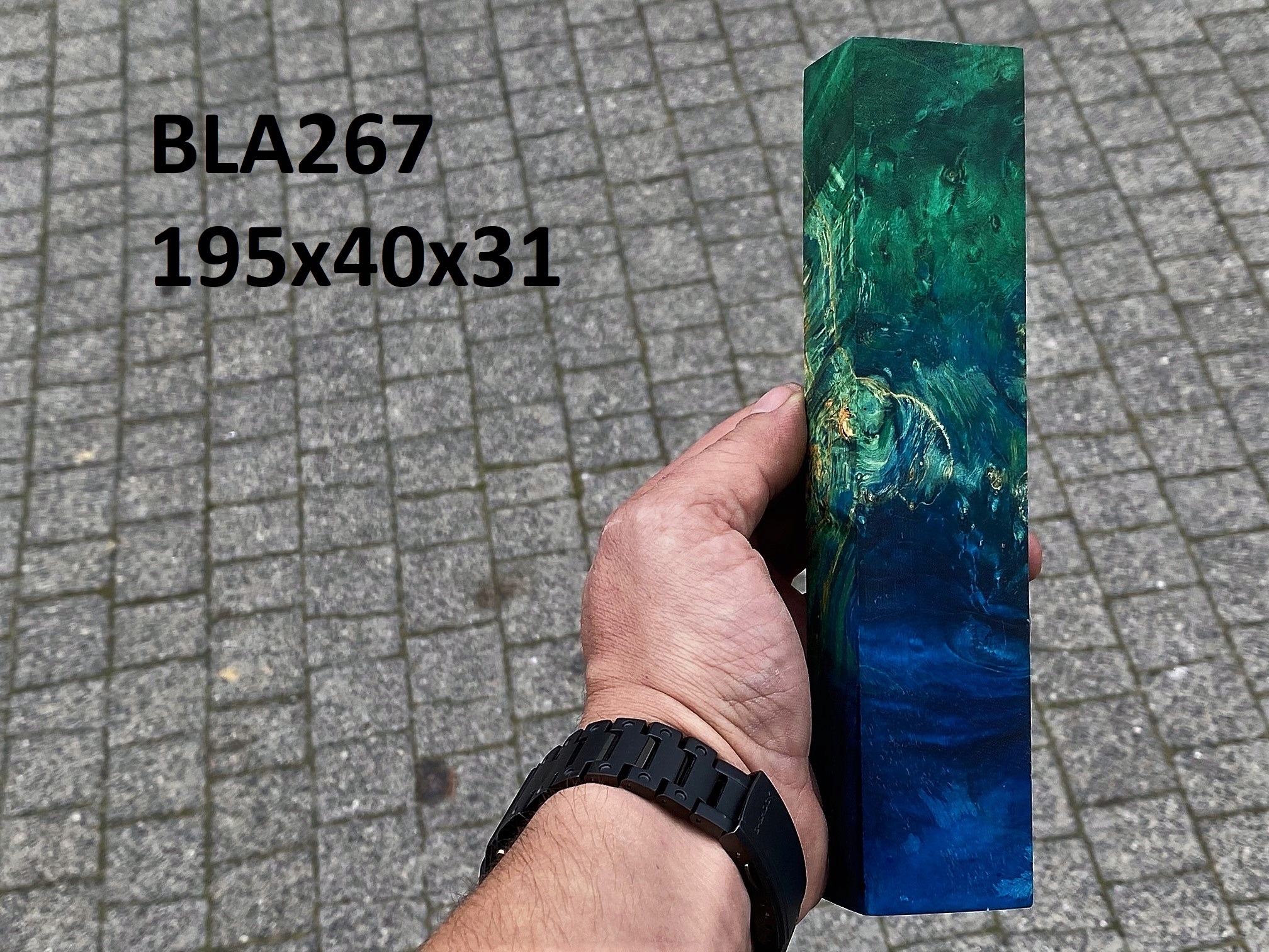 Stabilizovaný blok na výrobu nožov na drevo BLA267