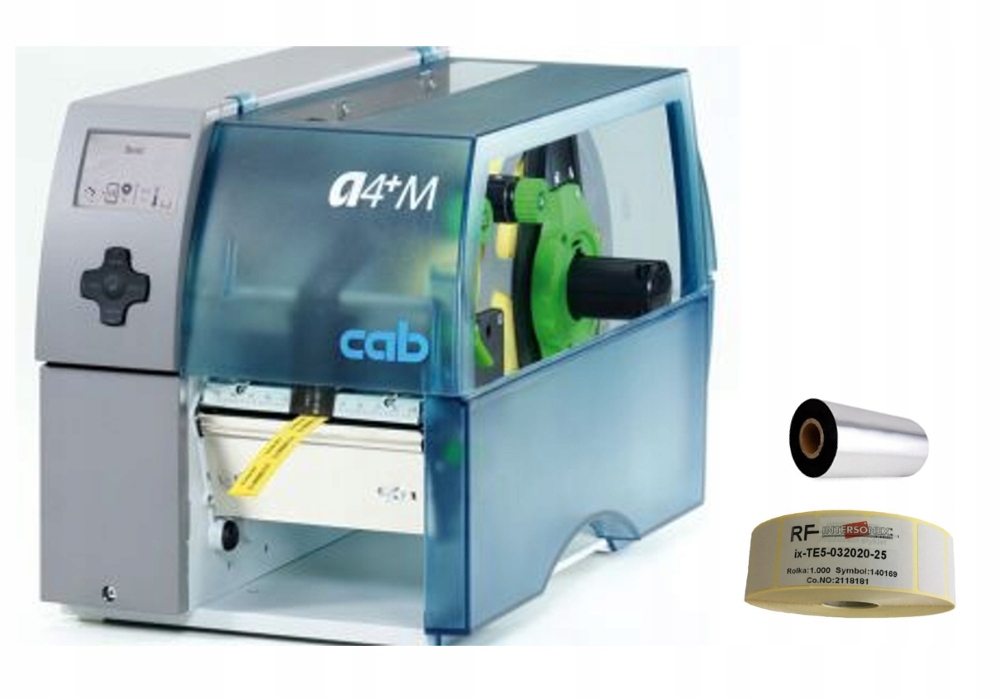 CAB tlačiareň štítkov A4 + 203 dpi