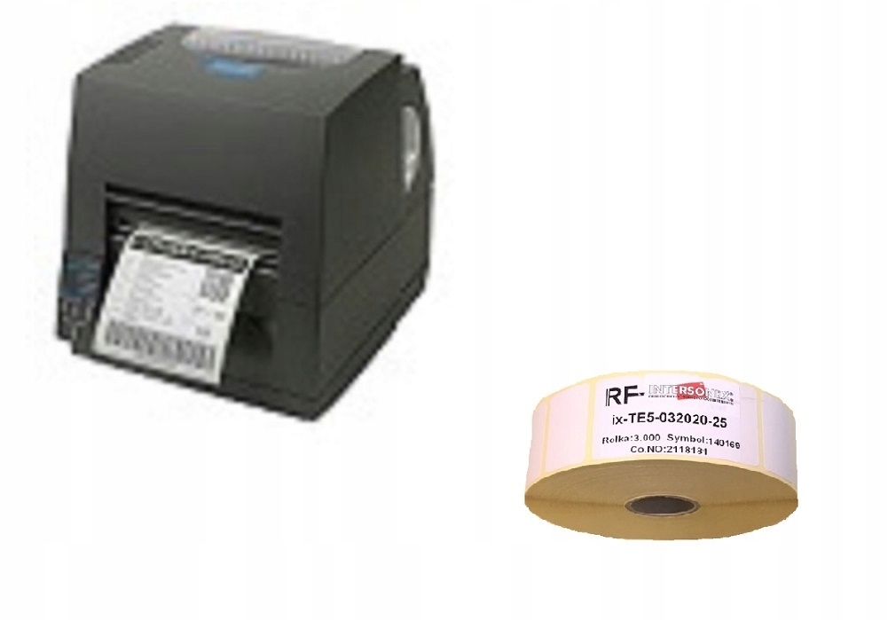 Tlačiareň etikiet Citizen CL-S 621 USB termálna