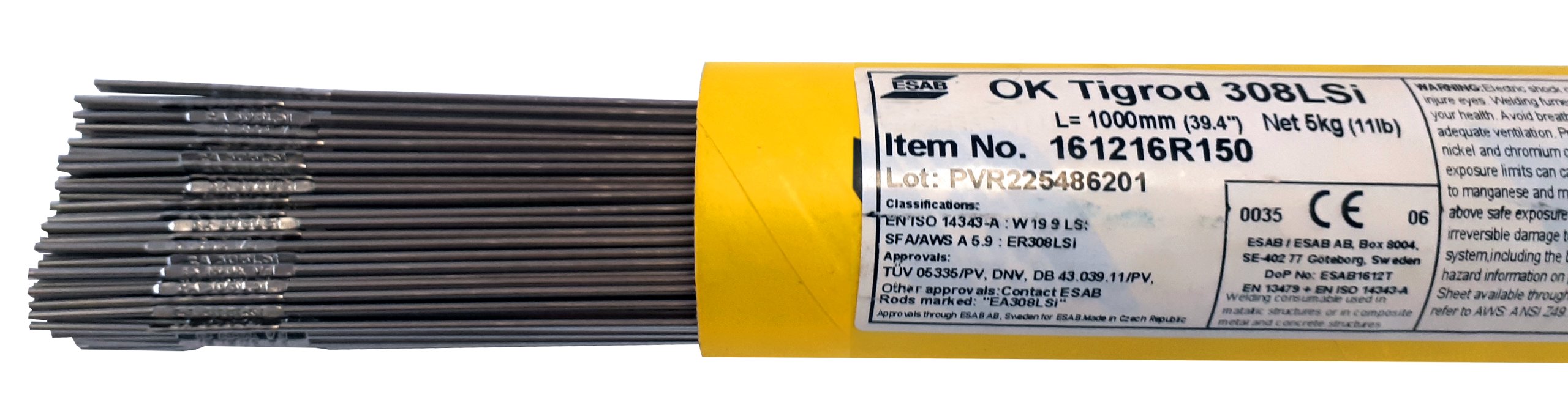 Drôt ESAB OK TIGROD 308 LSi, priemer 2,4 / 5kg 1KG