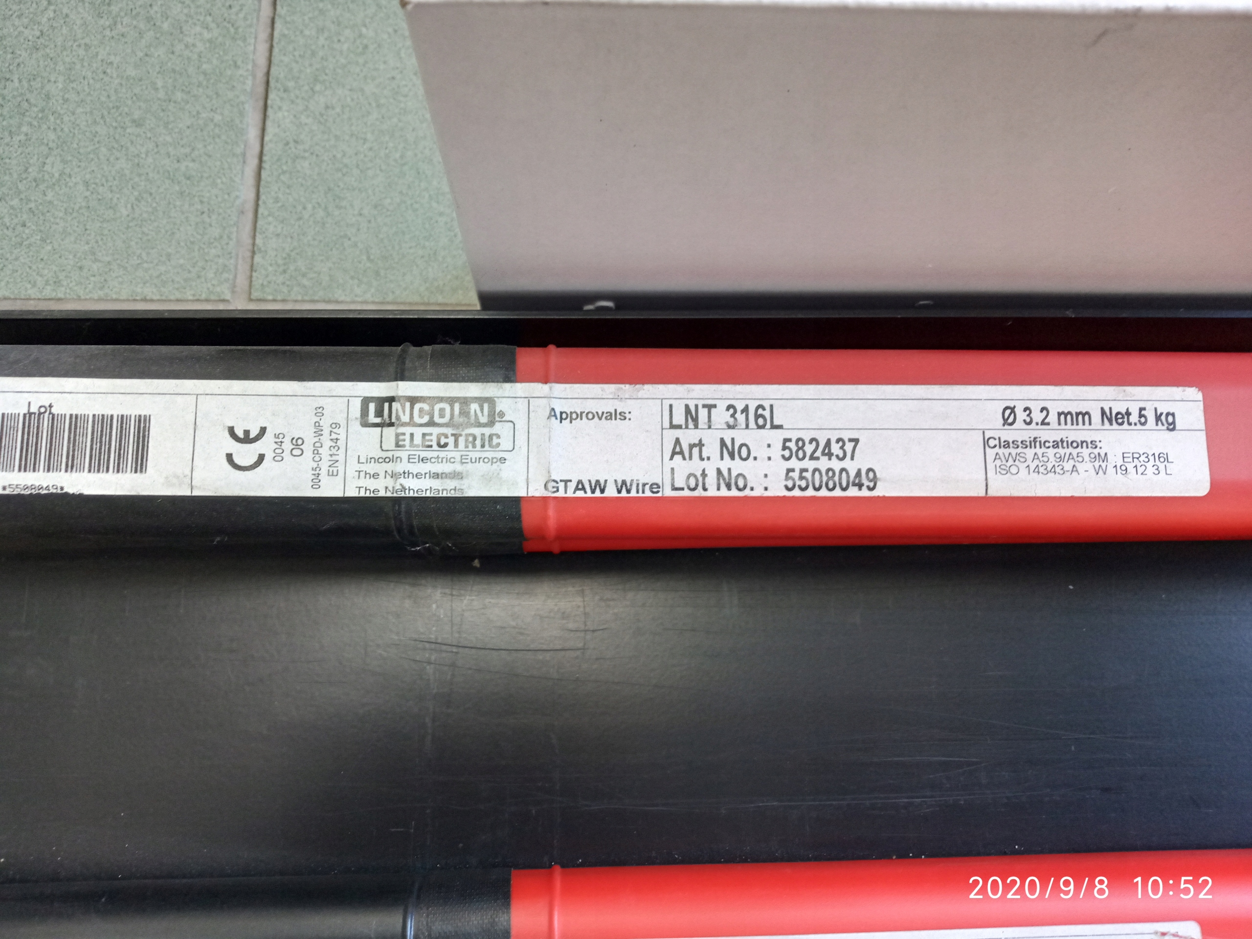TIG drôt LNT 316L - Lincoln Electric