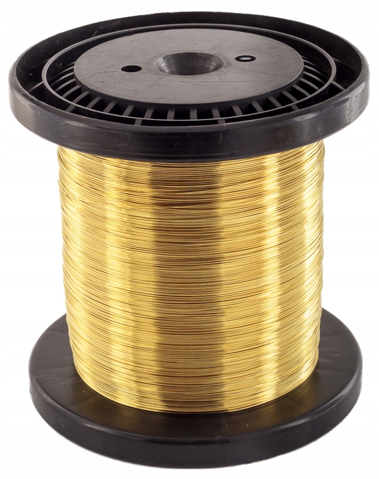 Mosadzný drôt fi 0,5 mm, čistý 5 kg - 2937 m