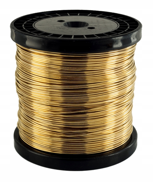 Mosadzný drôt, priemer 1,5 mm, čistý 5 kg - 326 m