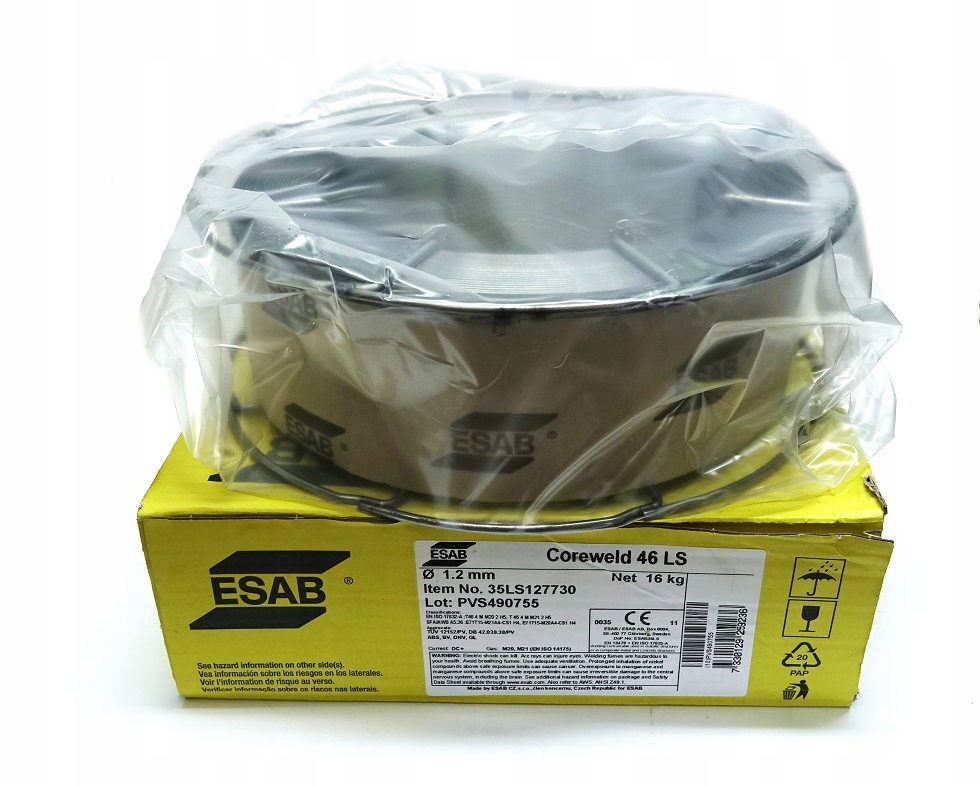 Plnený drôt ESAB COREWELD 46 LS 1,2 / 16kg