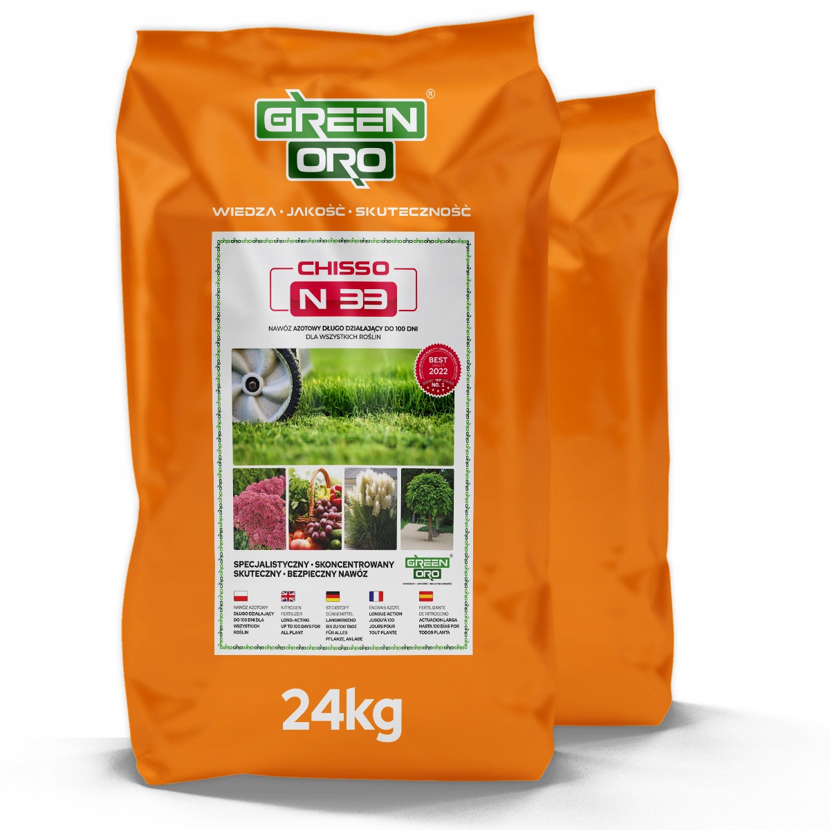 Green Oro dusíkaté hnojivo granule 24 kg 25 l