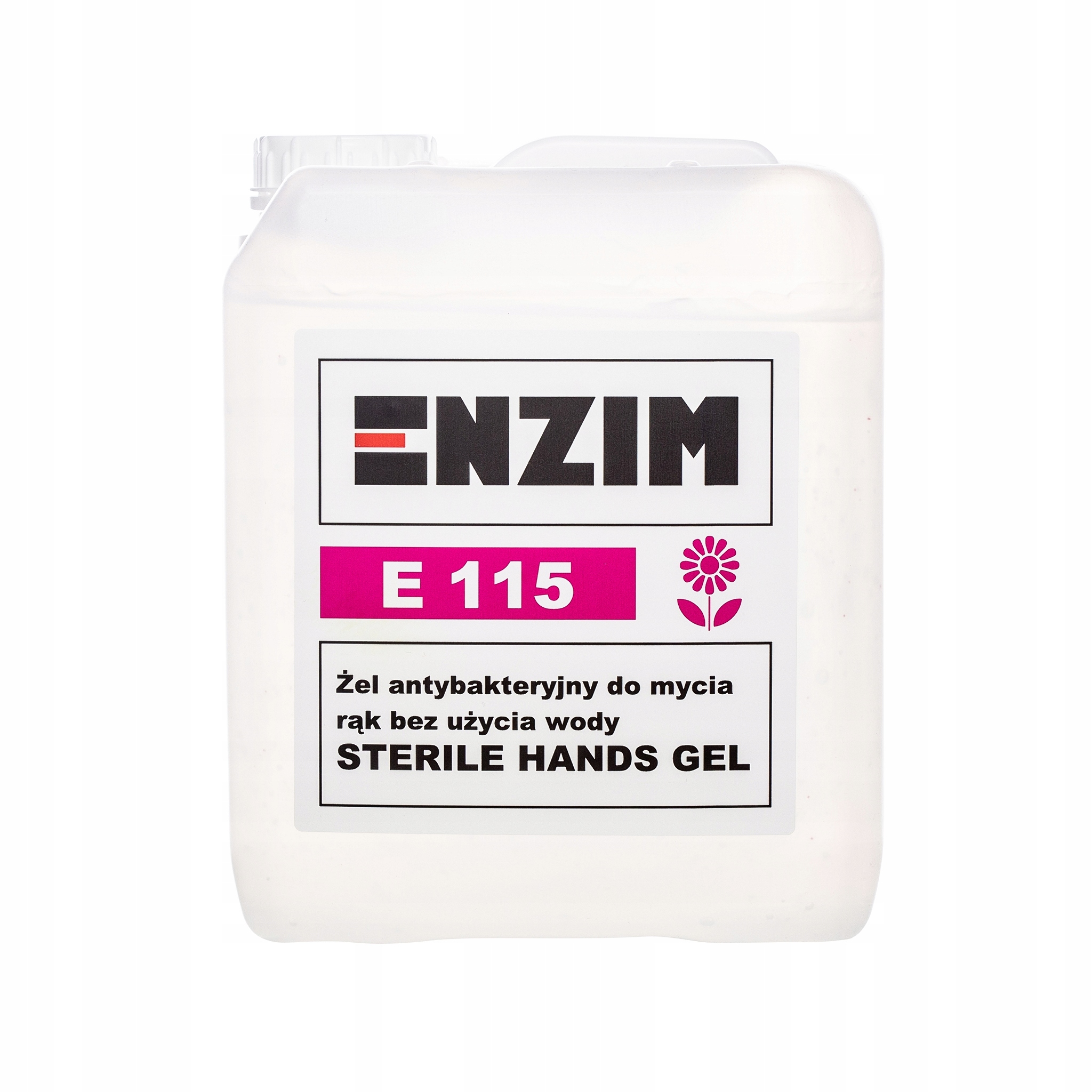 E115 ENZIM Antibakteriálny gél STERILNÝ RUČNÝ GÉL 5L
