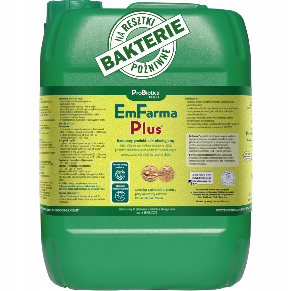 Organické, prírodné hnojivo ProBiotics tekuté 10 kg 10 l