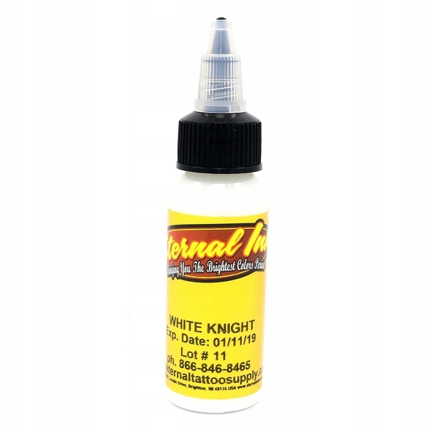 VEČNÝ BIELY RYTIER, 15ML BIELY atrament, BIELA FARBA