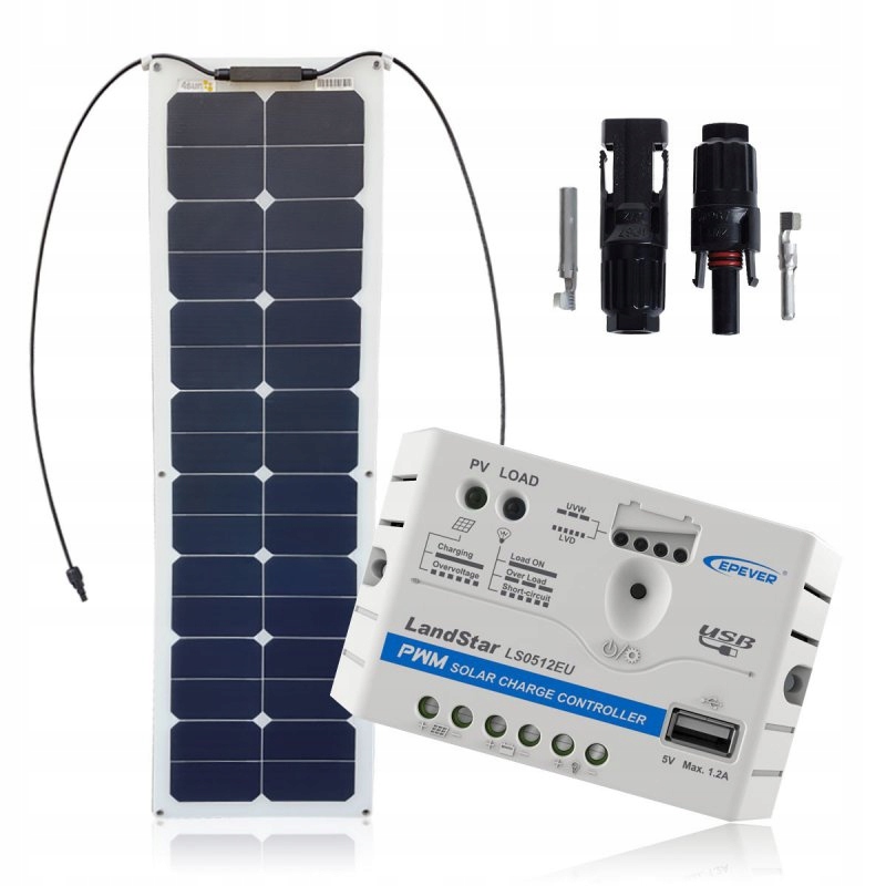 Flexibilný solárny balík 4SUN-FLEX 55W / 5A