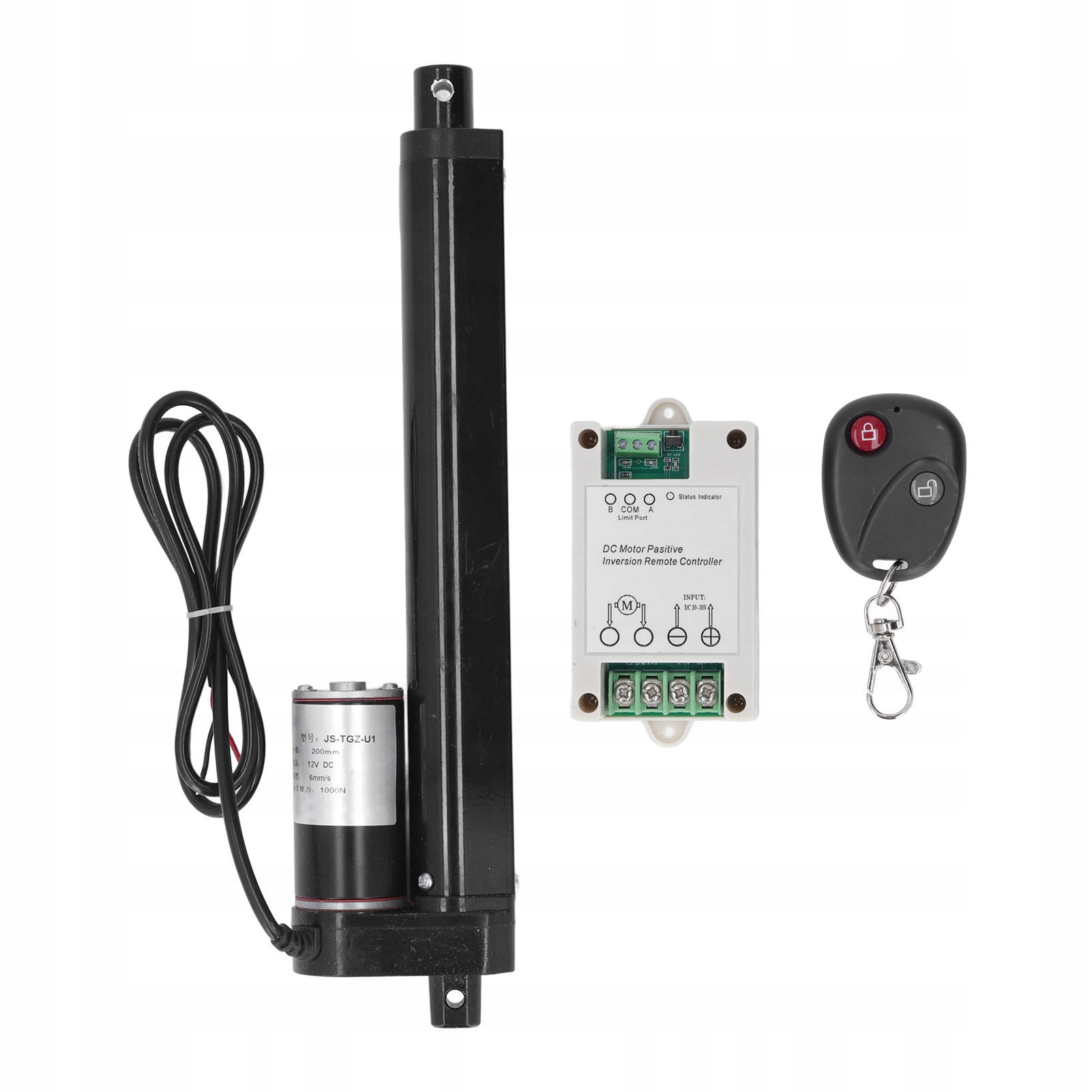 Elektrický lineárny pohon 1000N 200mm zdvih