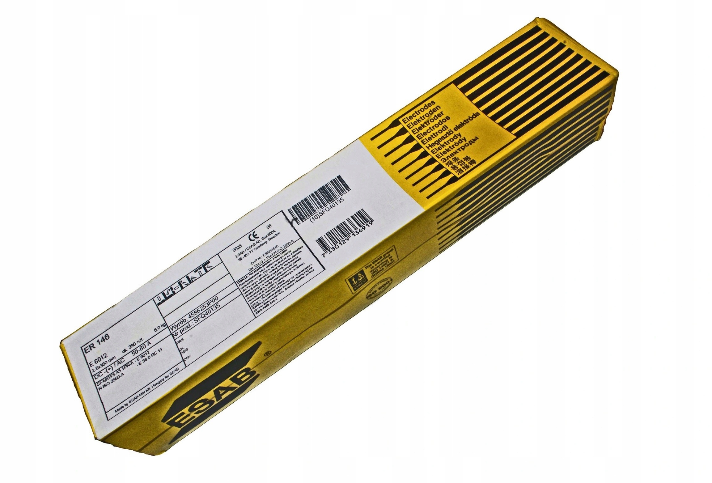 Elektróda 2,5 mm / 350 mm ER-146 (5 kg) Esab