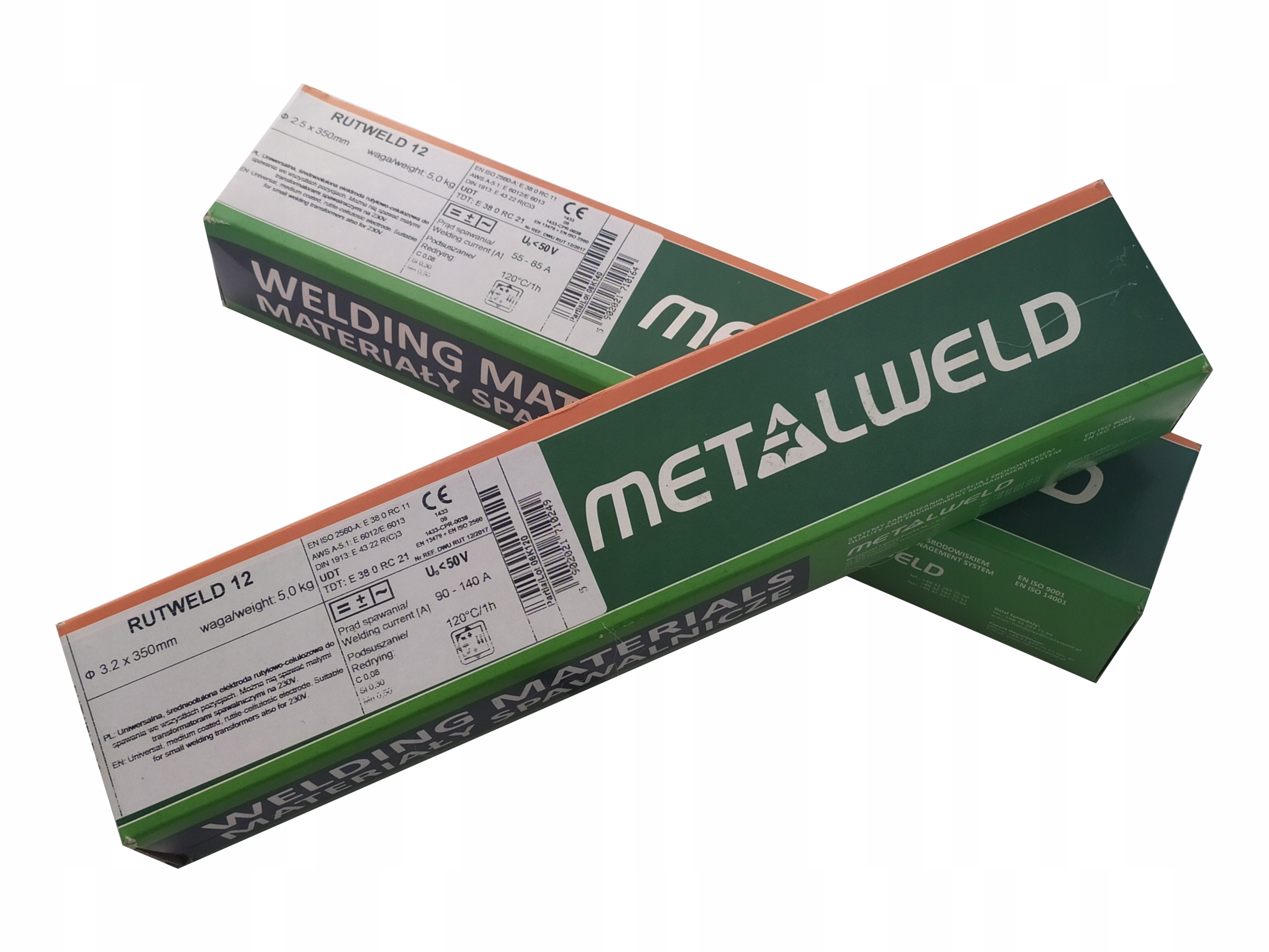 Rutweld12 rutilová elektróda 2,5 mm 350 ružová 5 kg