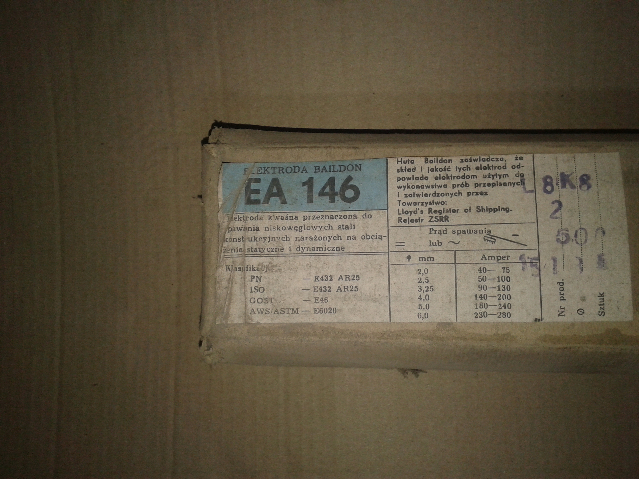Elektródy Baildon EA-146 fi 2.0