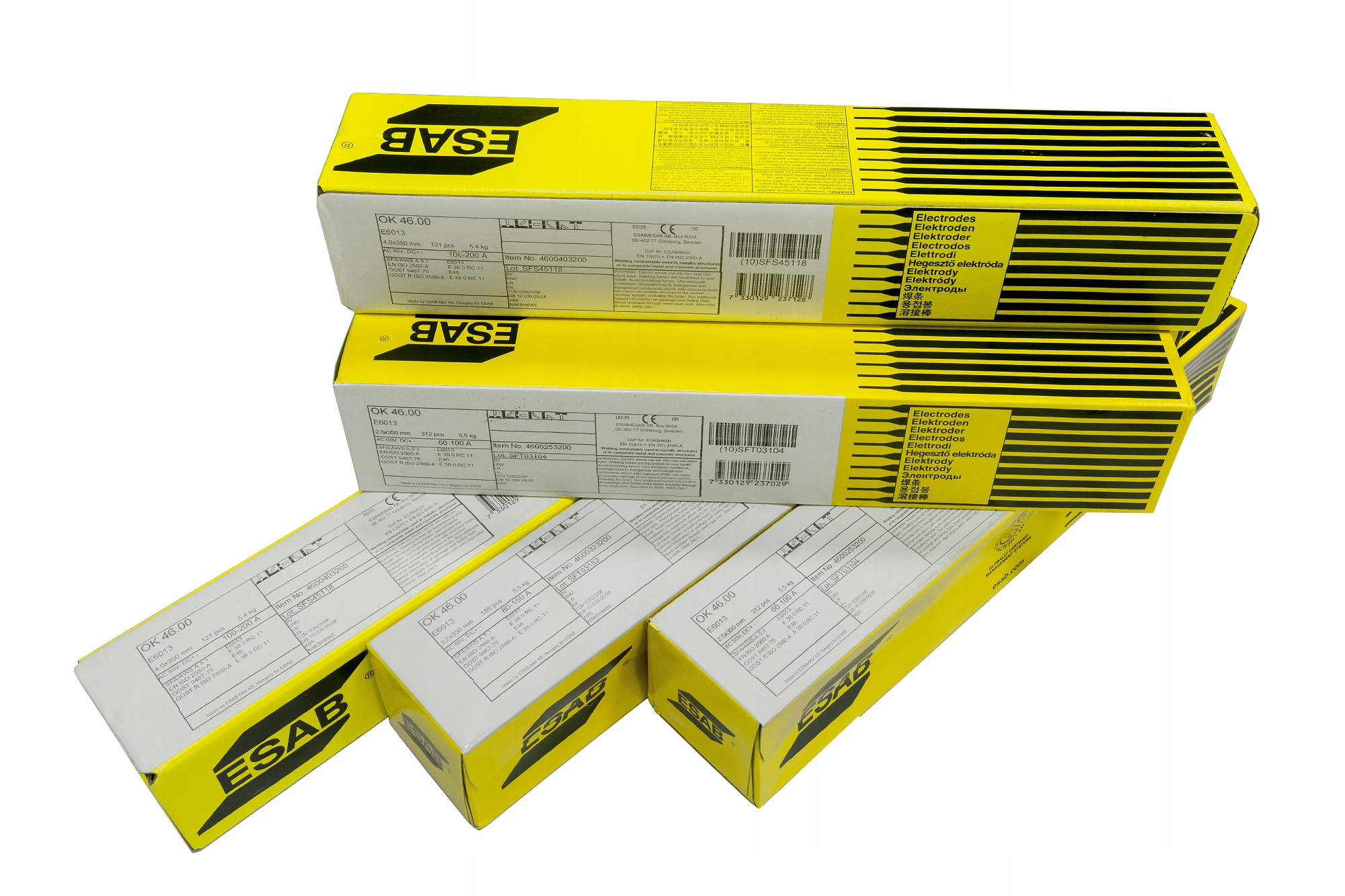 Elektródy Esab OK 46,00 fi 3,2 x 350 OP 5,5 kg
