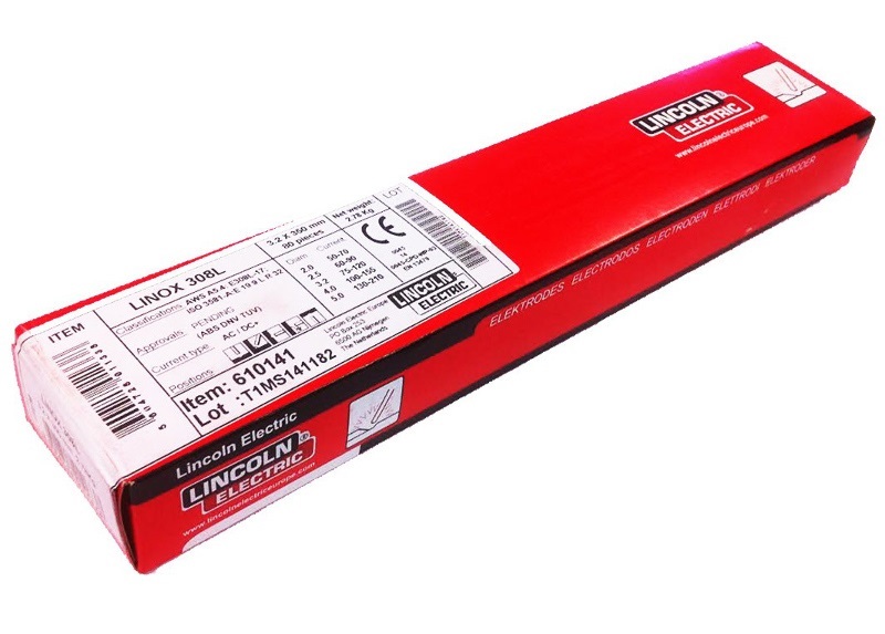NEREZOVÉ elektródy Lincoln 304L 308L LINOX 2,5 mm