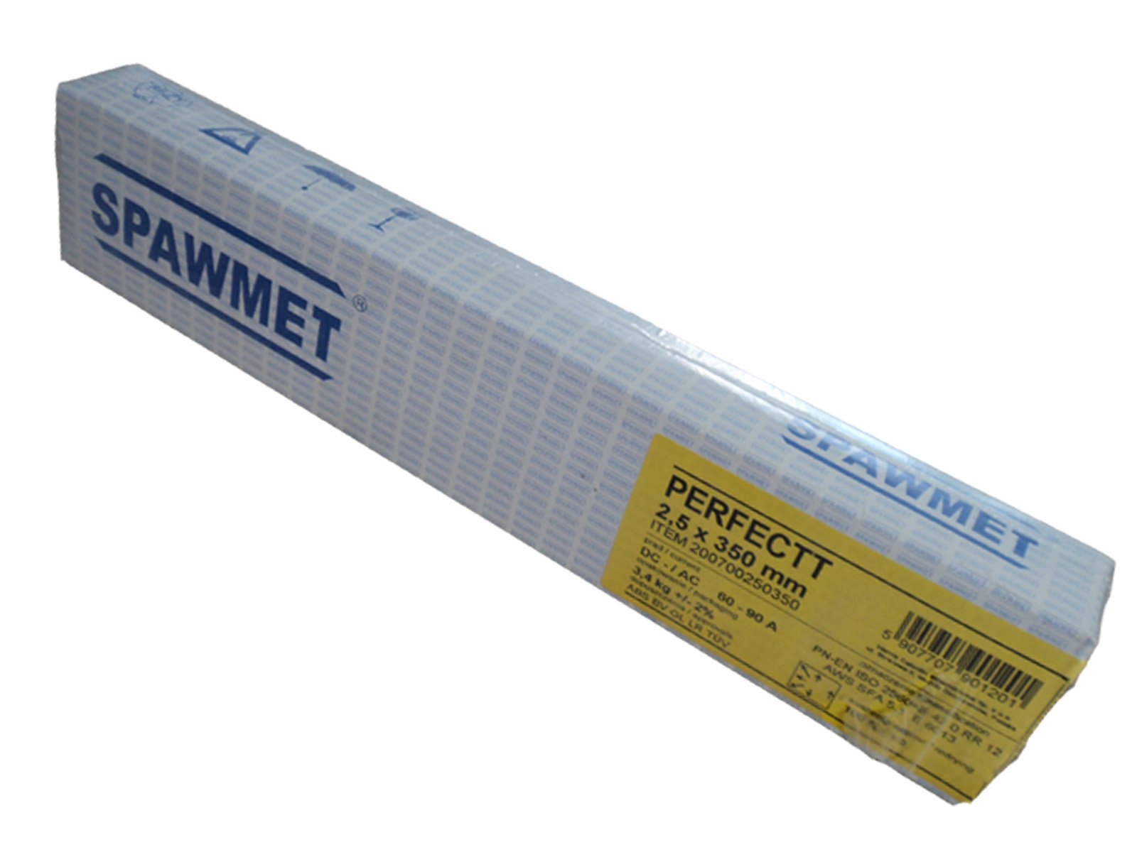 PERFEKTNÉ elektródy (žlté) 2,5 mm (3,4 kg) SPAWMET