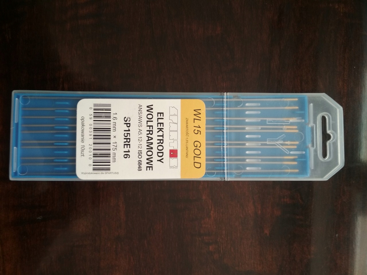 Wolfrámové elektródy Gold WL-15 1,6 mm