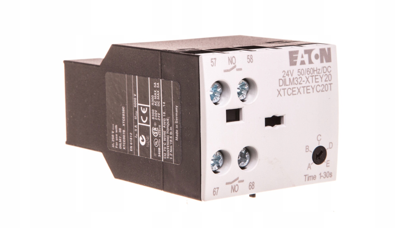 1-30se elektronický modul časovača hviezda-trojuholník