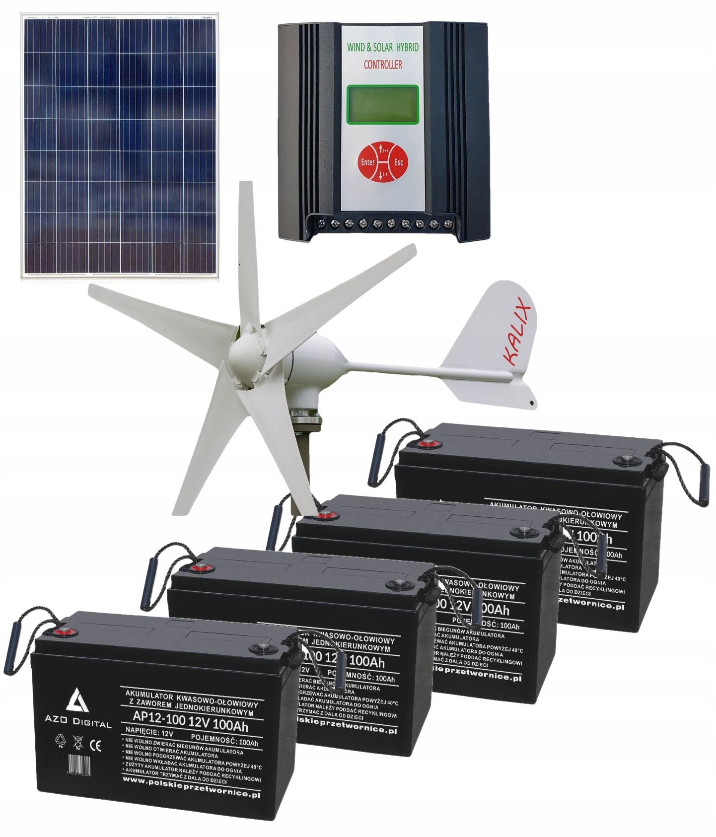 Elektráreň holandský dom 610W 200Ah 24V