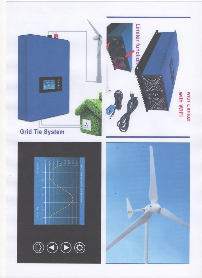 Kompletná veterná farma ON-GRID 4kW / 230V