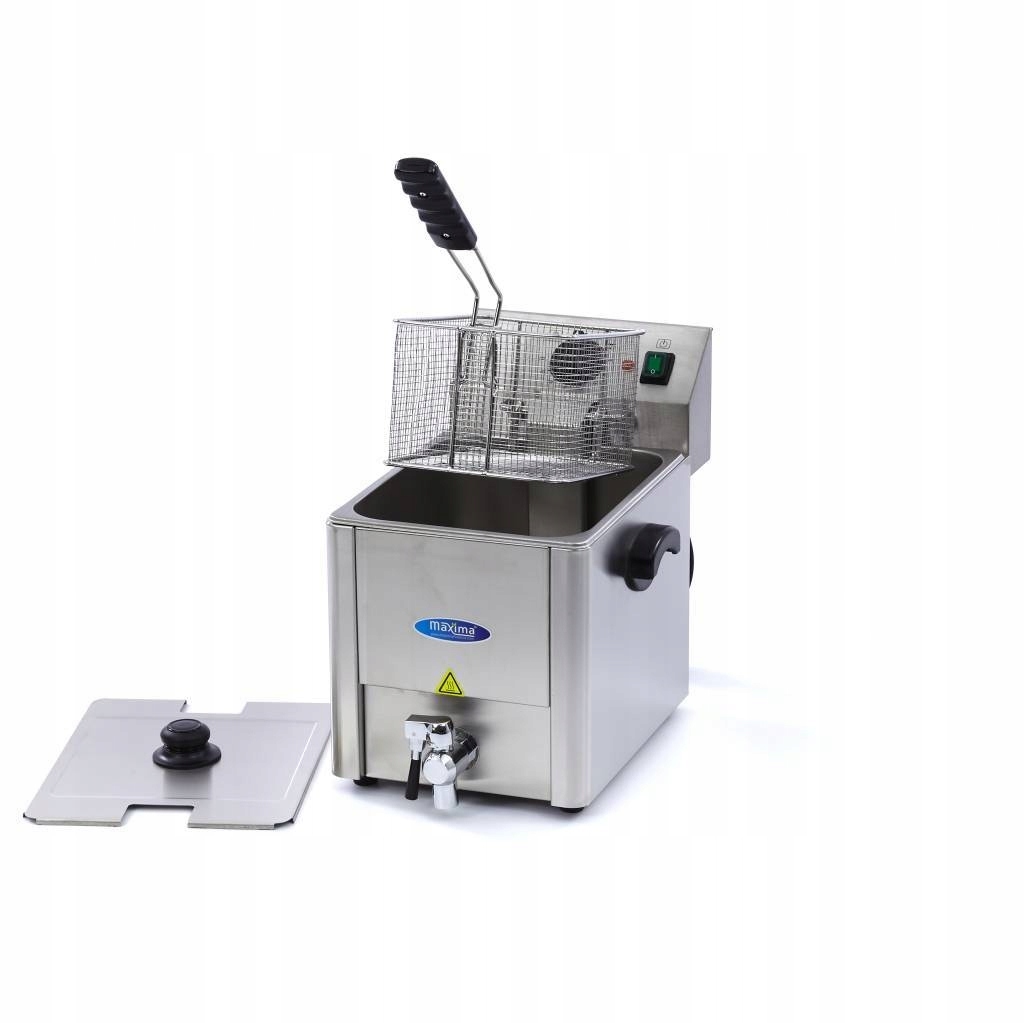 8L elektrická fritéza s faucetom MAXIMA 09300415