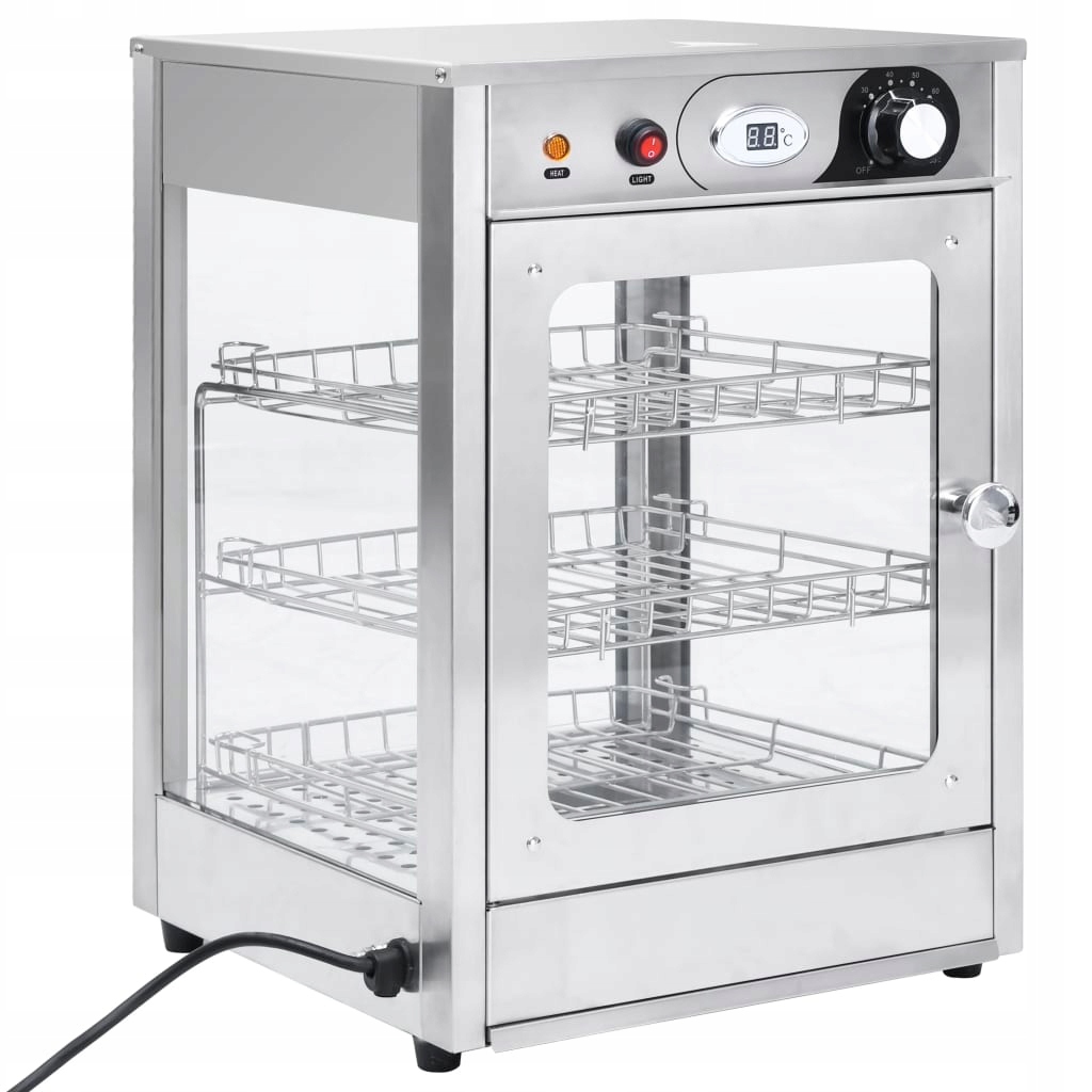 Elektrický vyhrievací displej Gastronorm 600 W, pevný