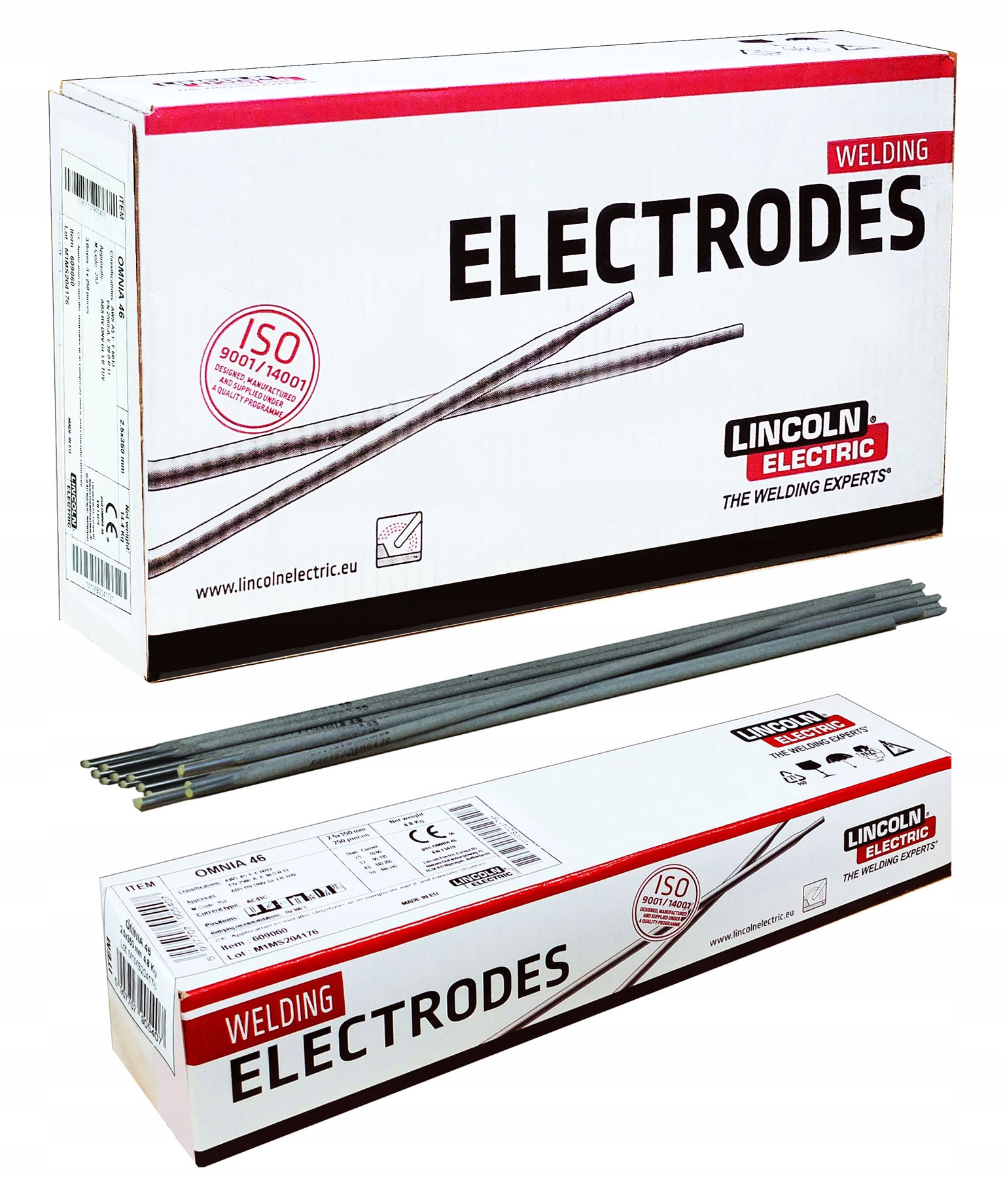 Elektrody Rutylowe Lincoln Omnia 46 Ø2,5; 14,4 kg